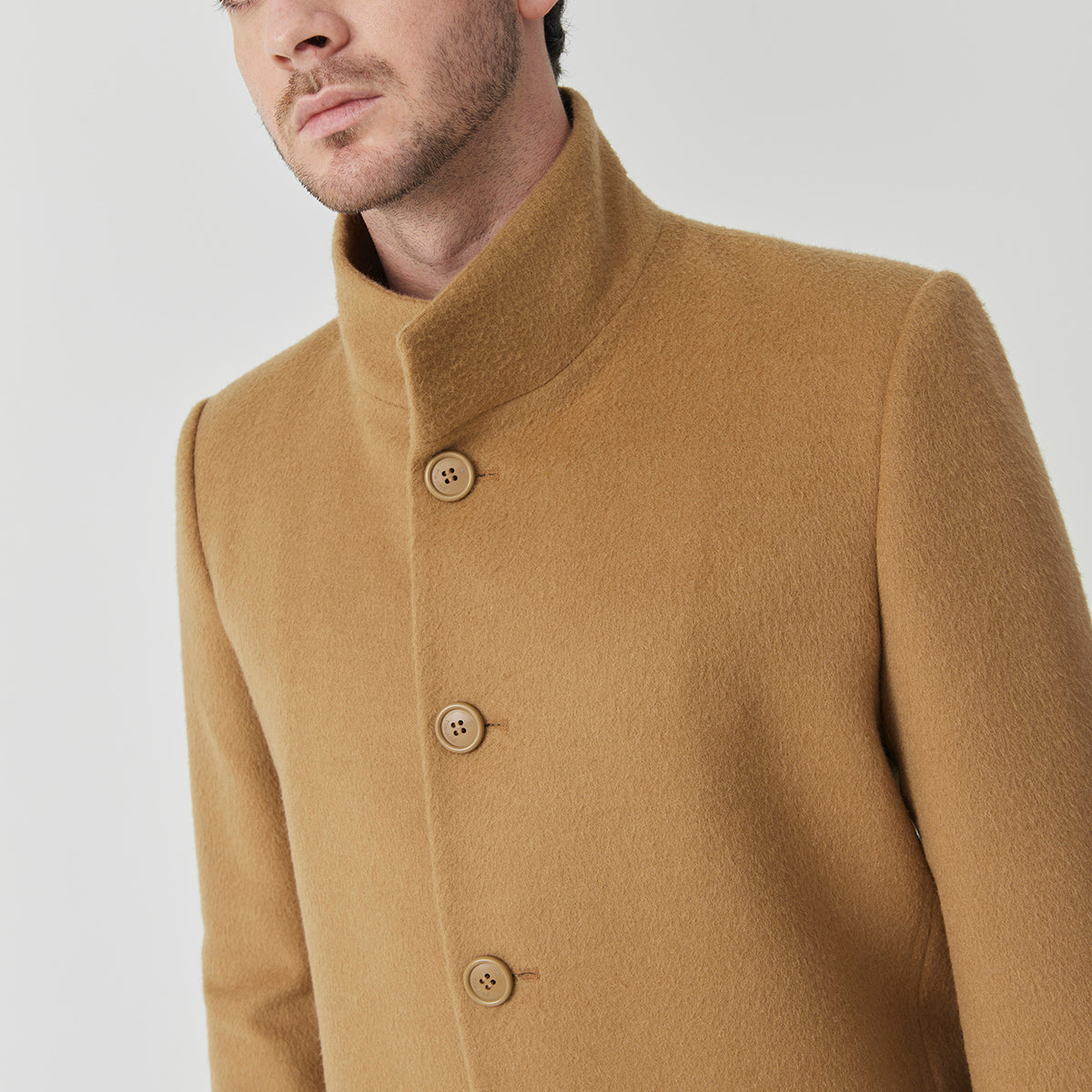 Baby Alpaca Camel Coat | James Coat
