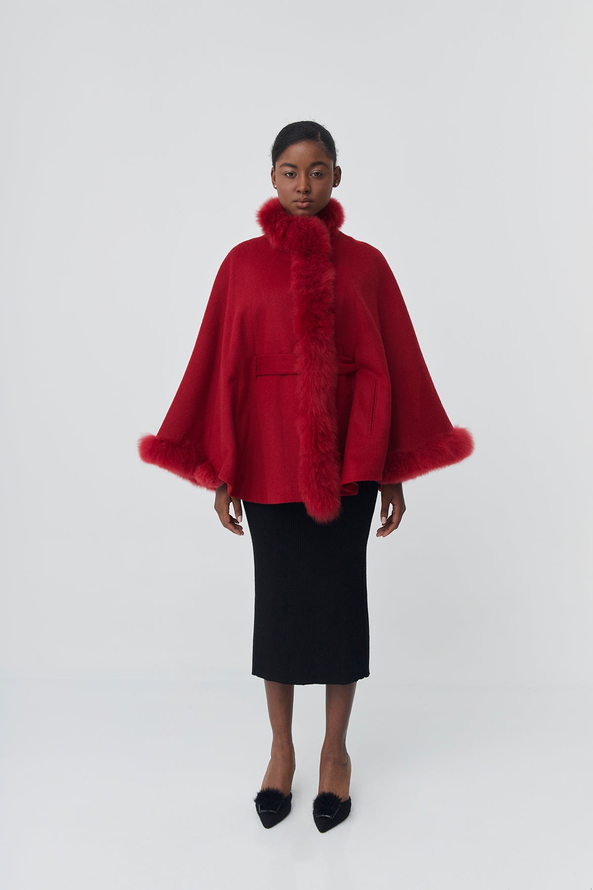 Baby Alpaca Cape Soleil | Classic Tones