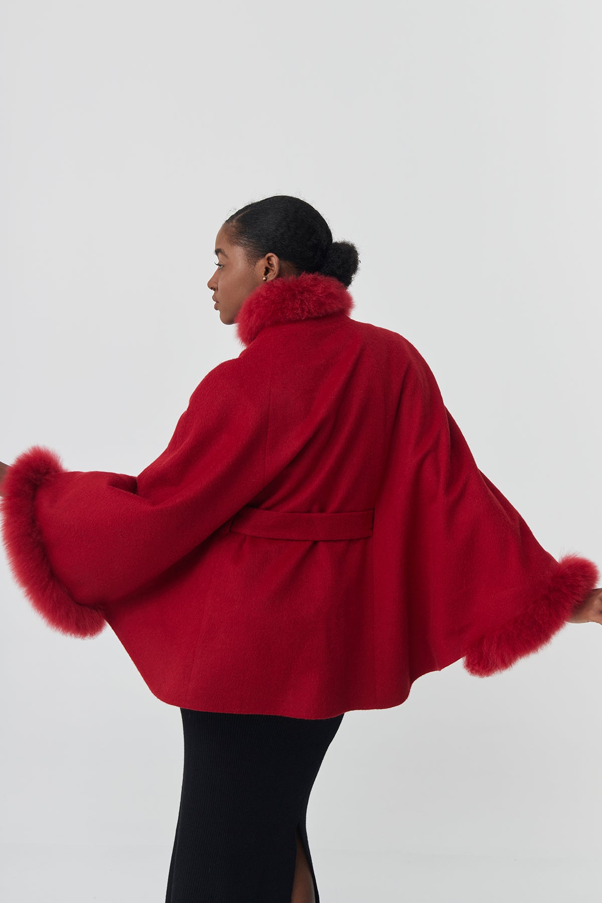 Baby Alpaca Cape Soleil | Classic Tones