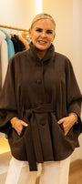 Amaya Baby Alpaca Cape Brown 