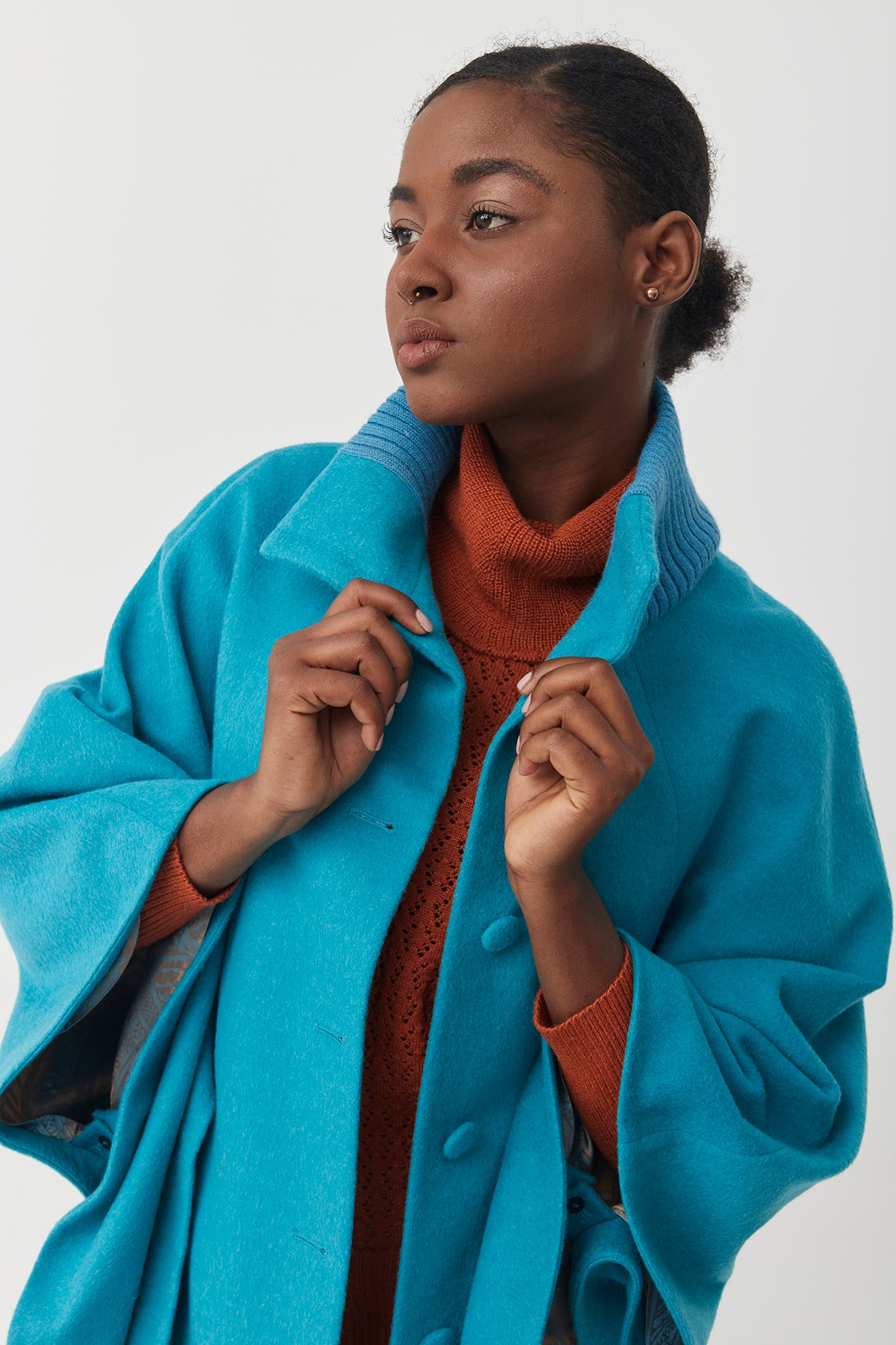 Baby Alpaca Cape | Amaya