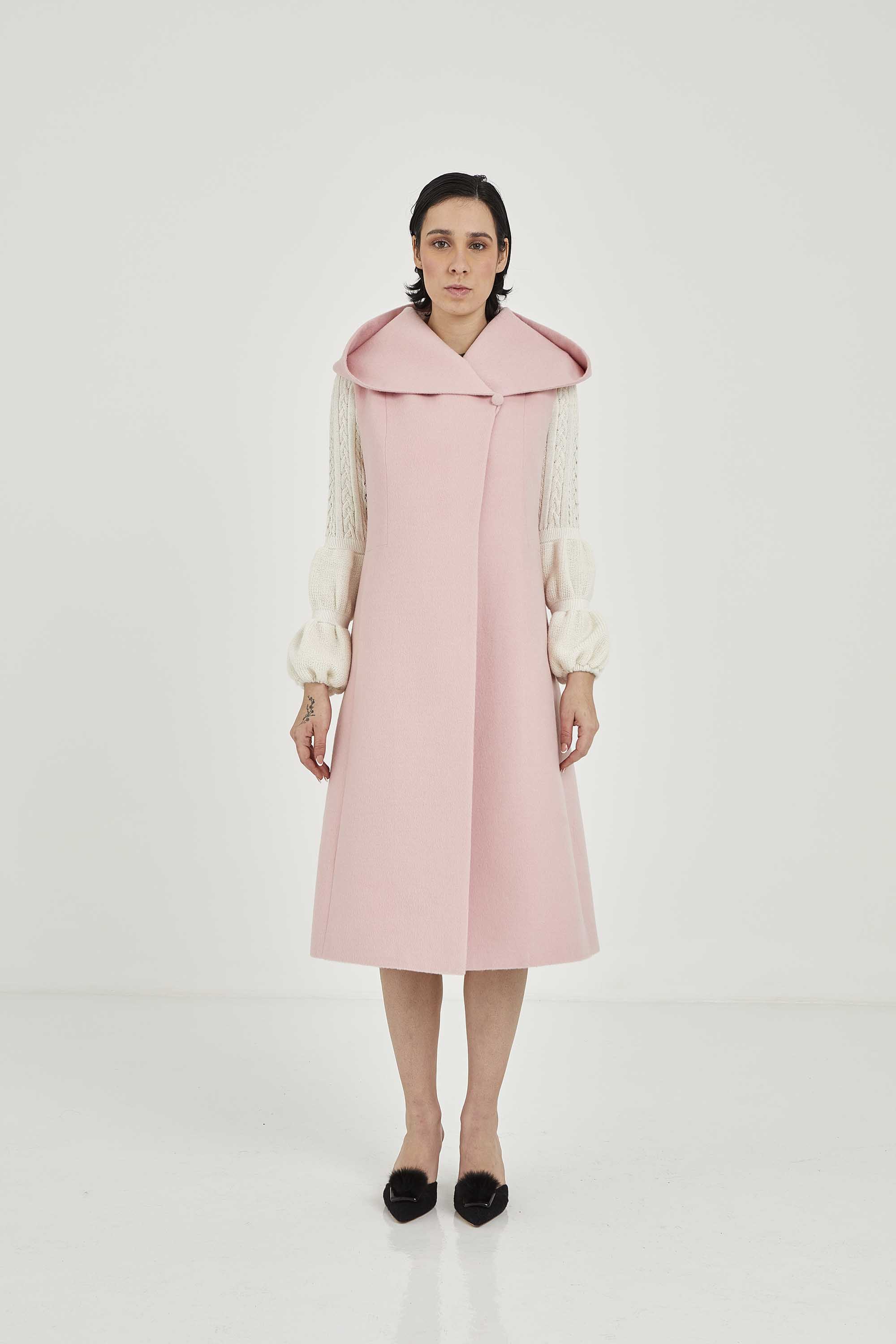 Baby Alpaca Sleeveless Coat | Nara