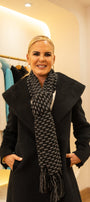 Baby Alpaca Scarf Black Grecia