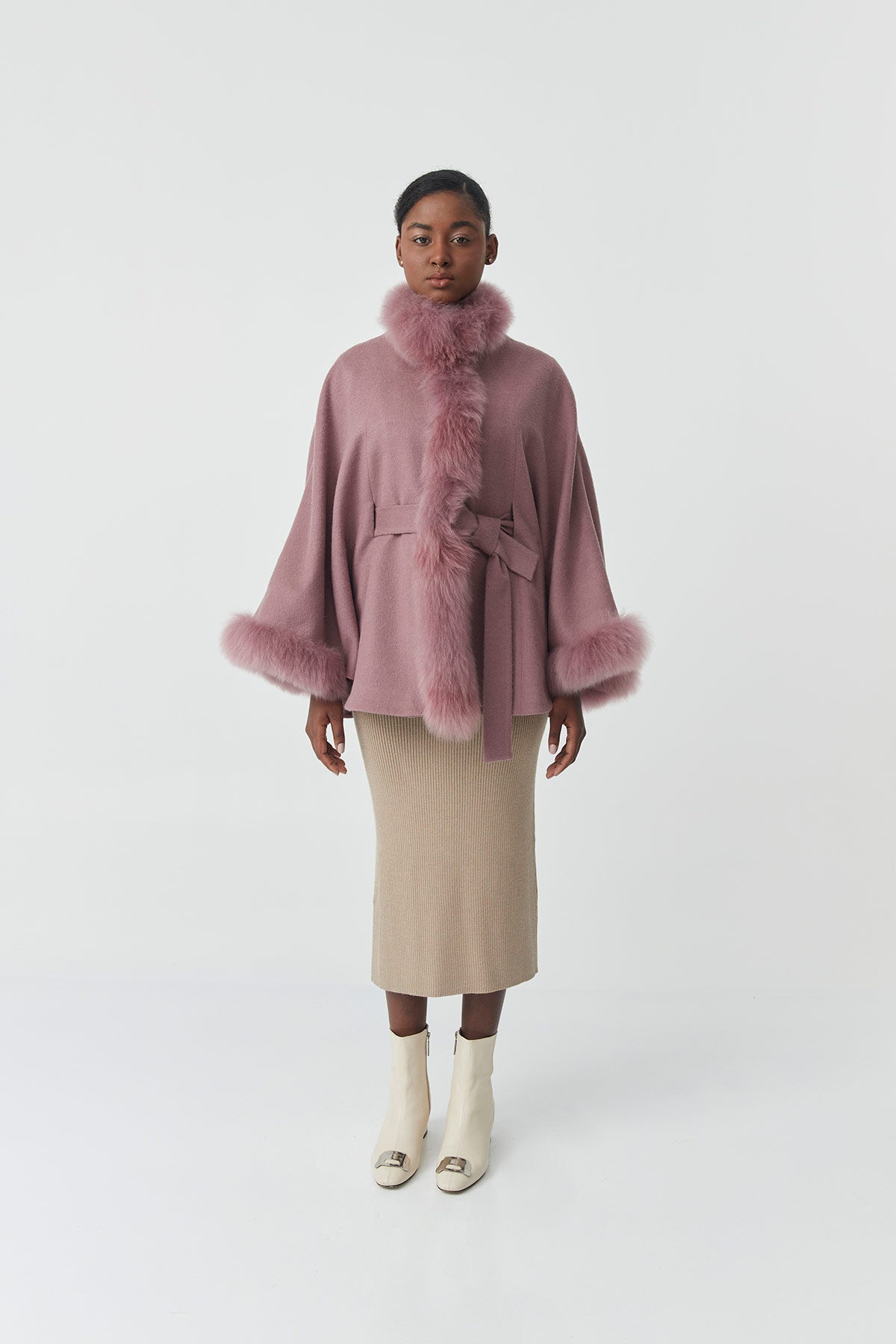 Baby alpaca Cape | Soleil