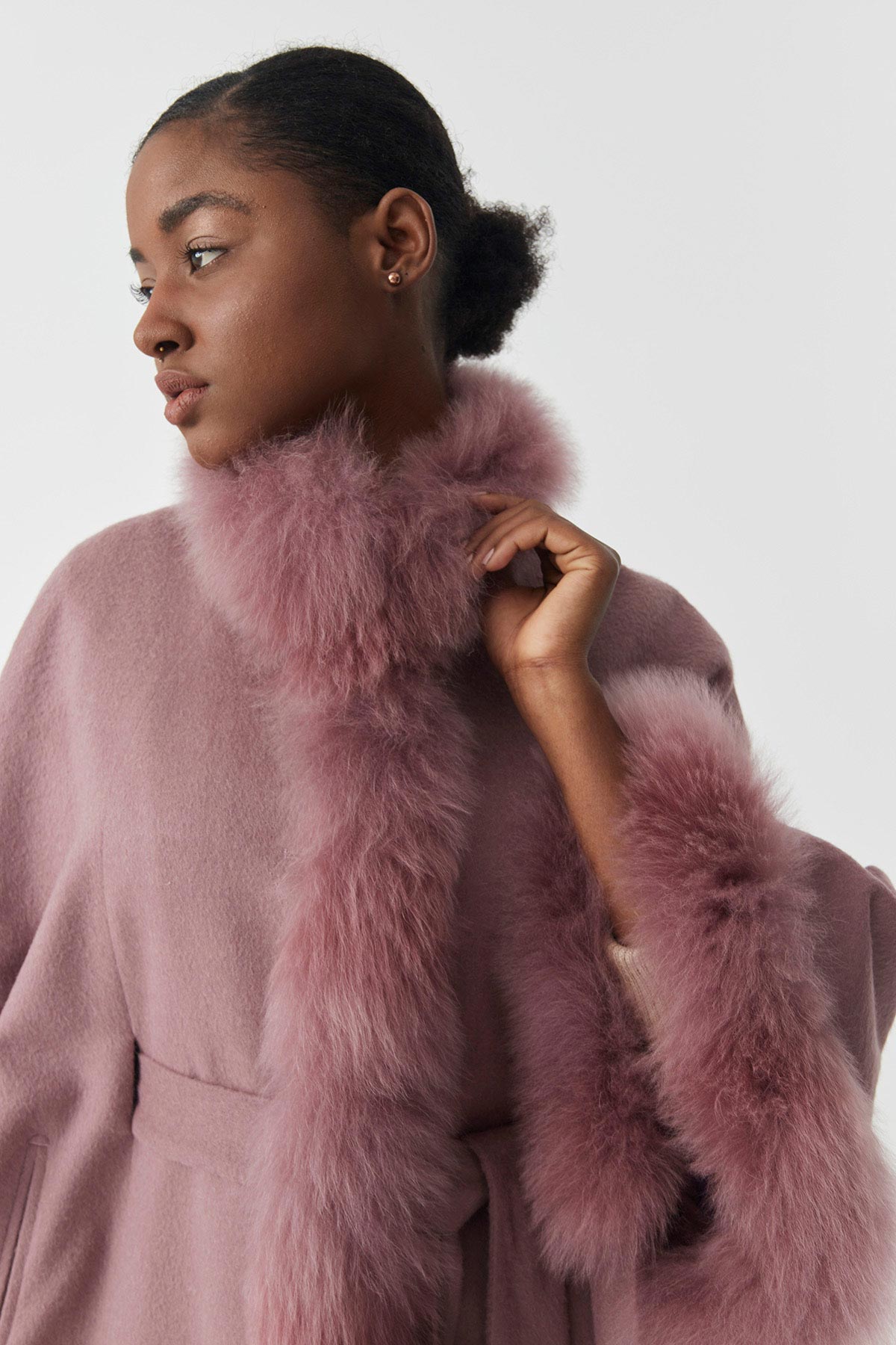 Baby alpaca Cape | Soleil