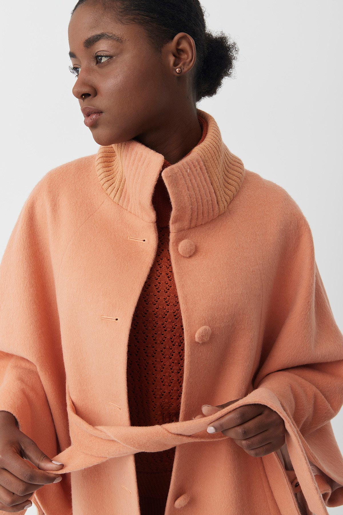 Baby Alpaca Cape | Amaya