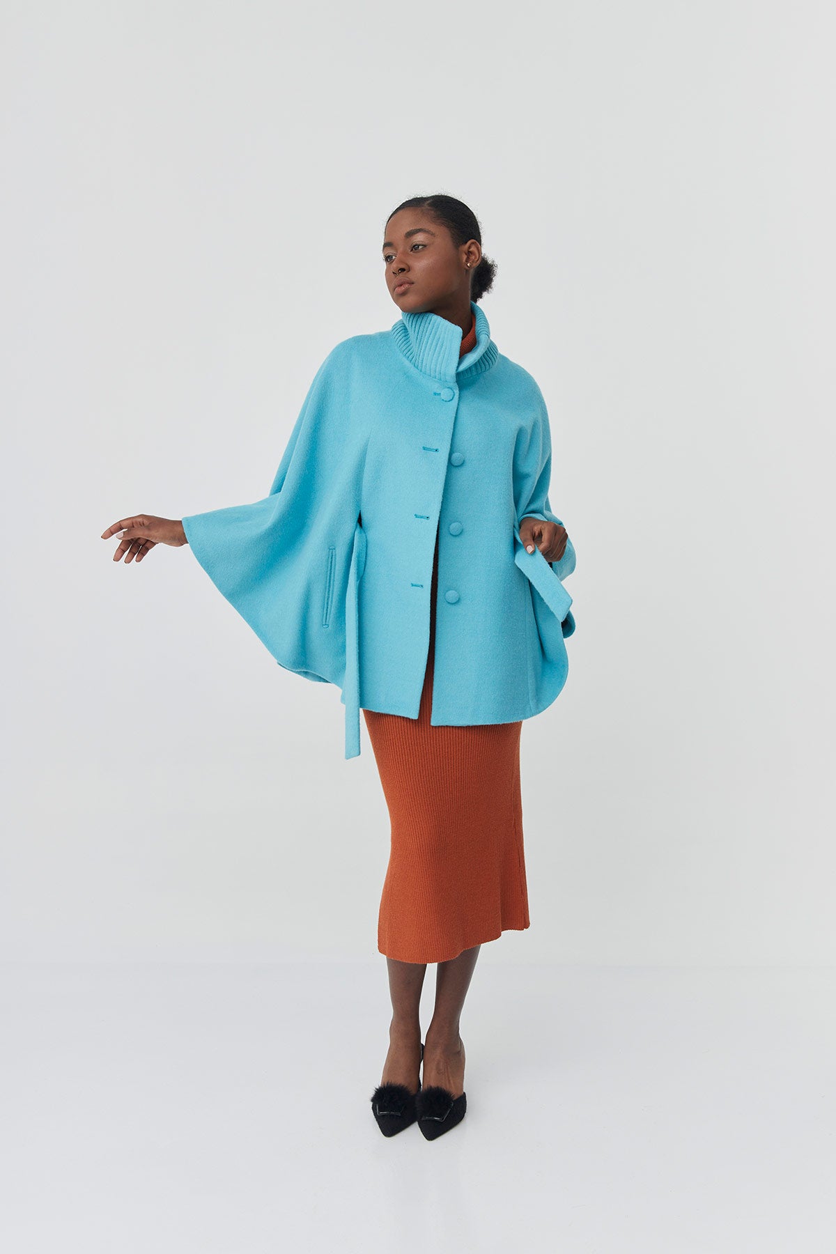 Baby Alpaca Cape | Amaya