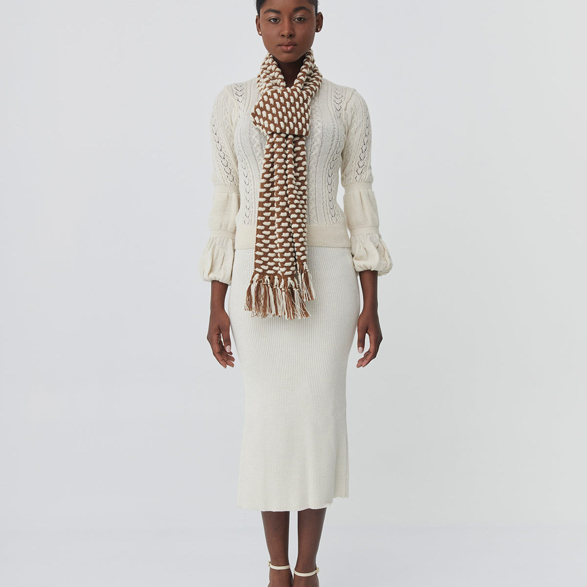 Baby alpaca Midi Skirt | Grecia