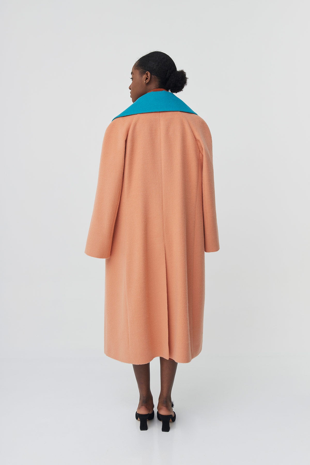 Baby Alpaca Two-Tone Coat | Luisa