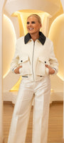 Bomber Jacket Ivory Caroline
