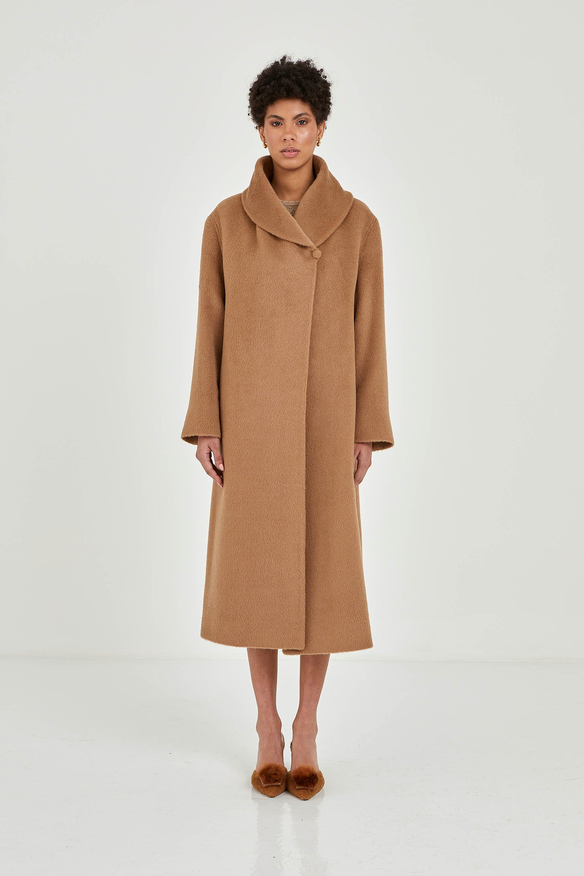 Suri Alpaca Coat | Solange Coat