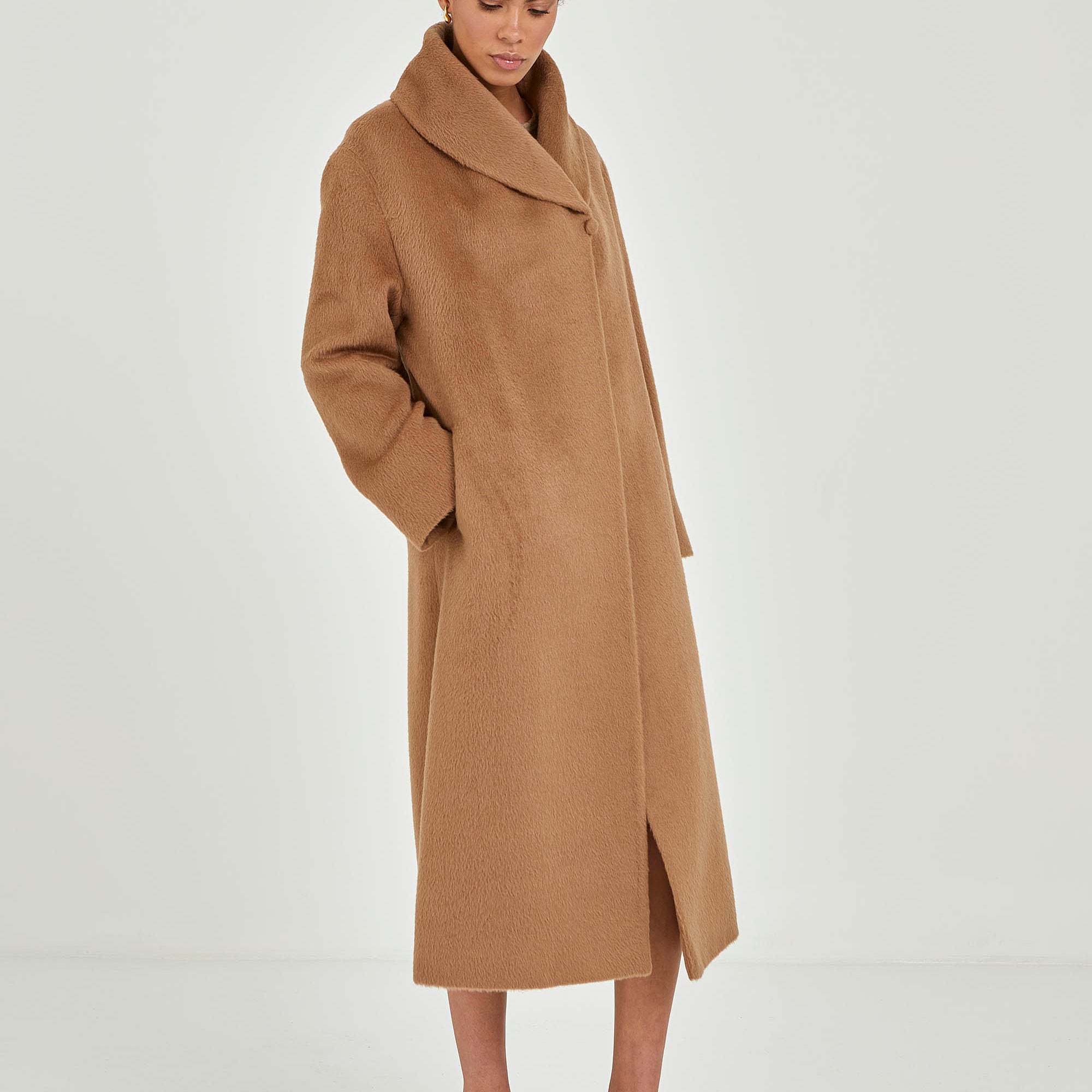 Suri Alpaca Coat | Solange Coat