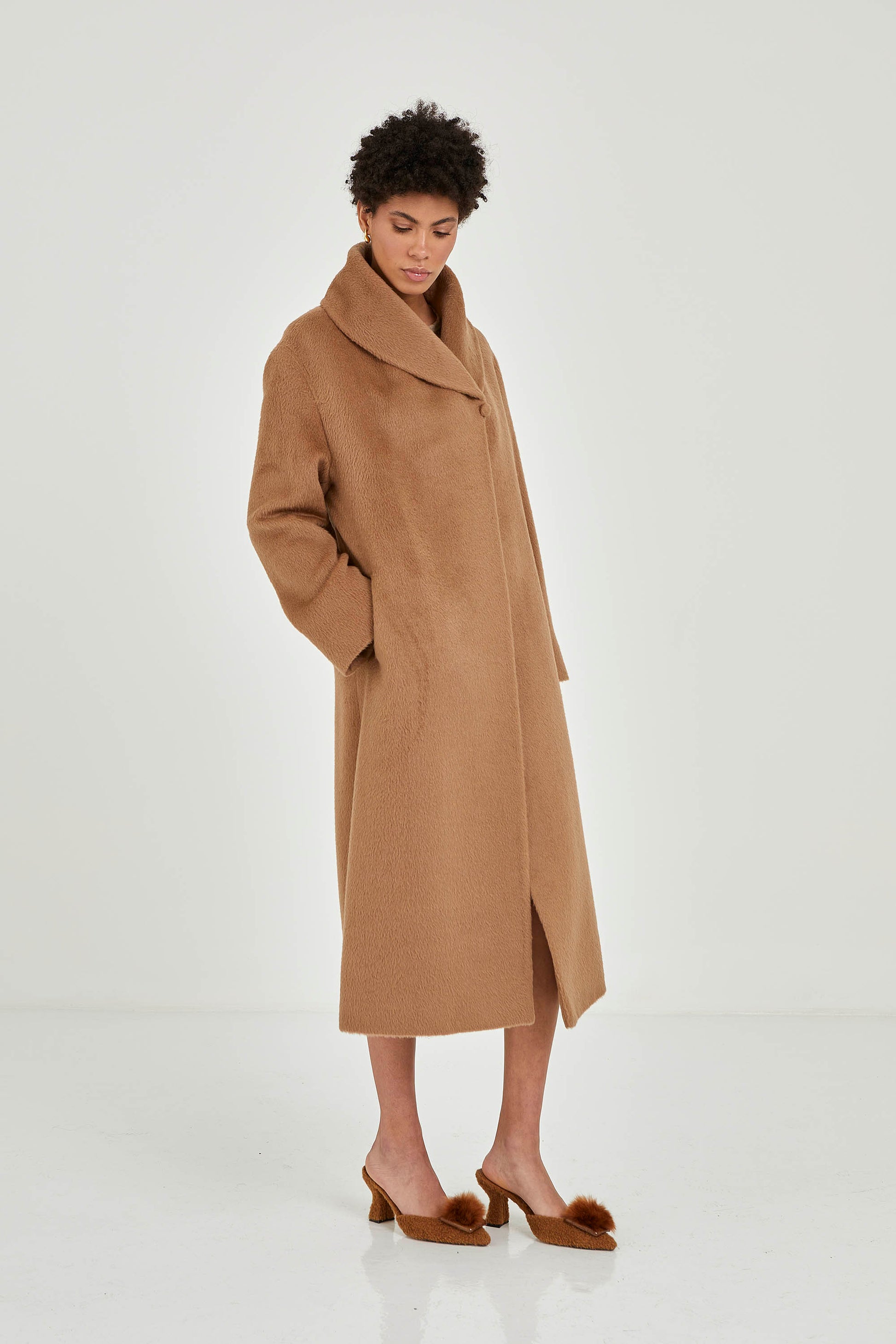 Suri Alpaca Coat | Solange Coat