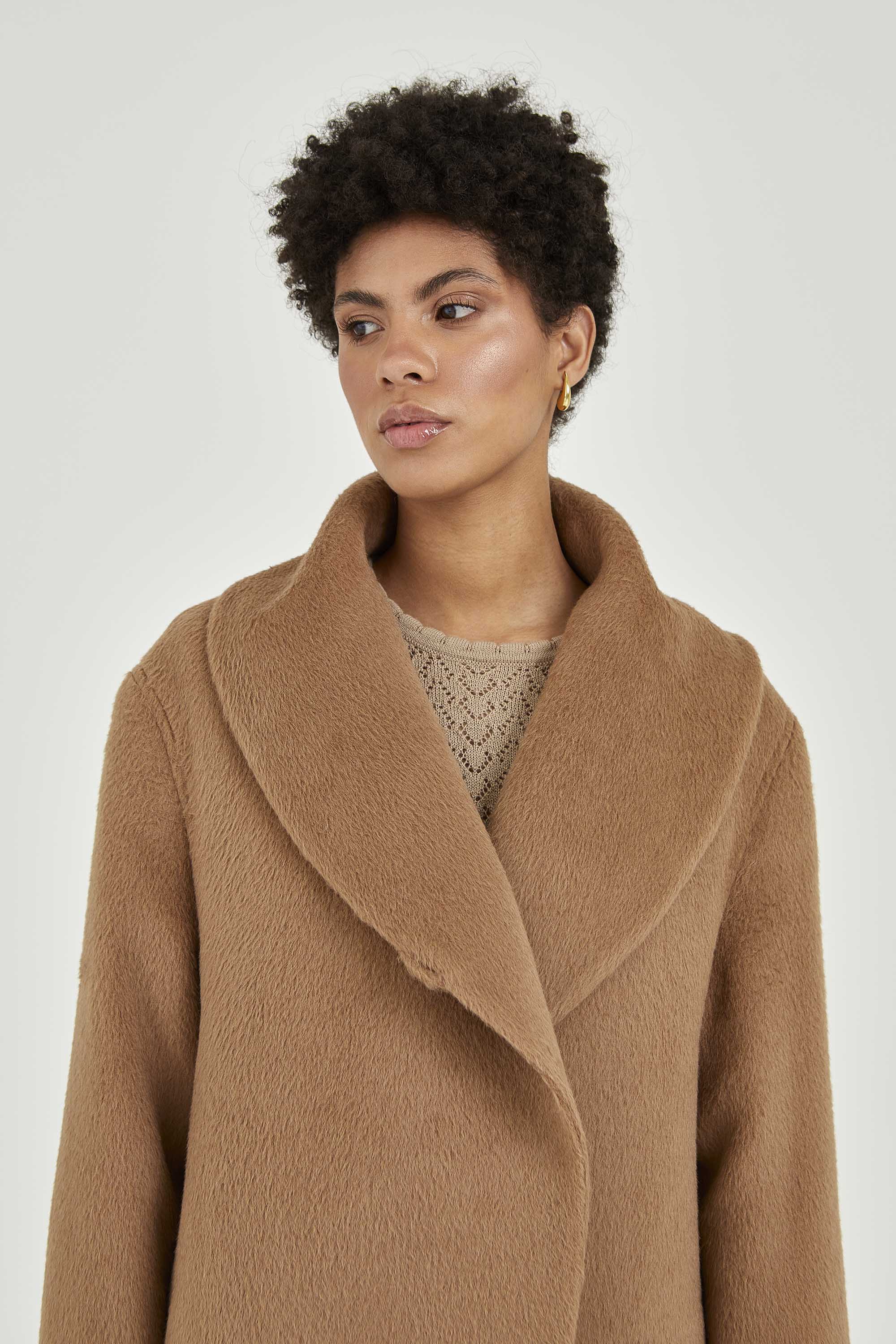 Suri Alpaca Coat | Solange Coat