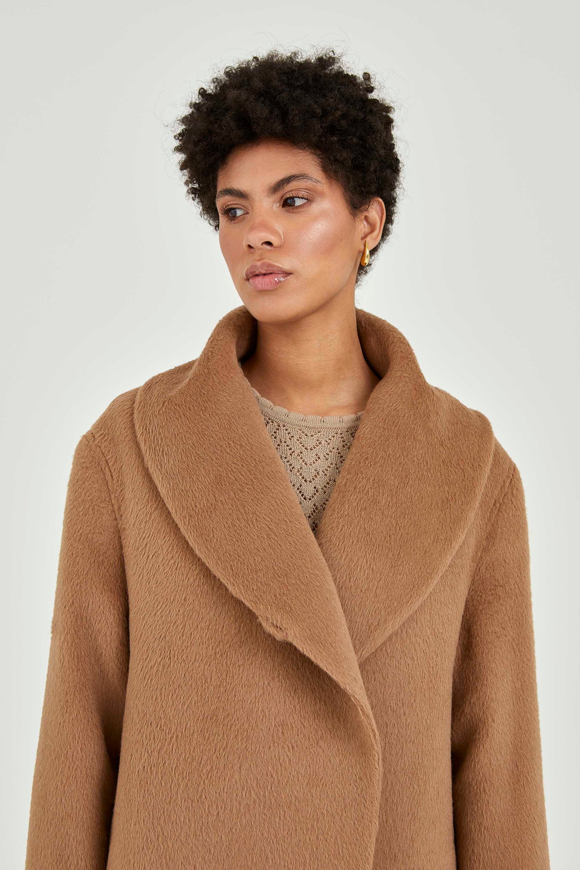 Suri Alpaca Coat | Solange Coat