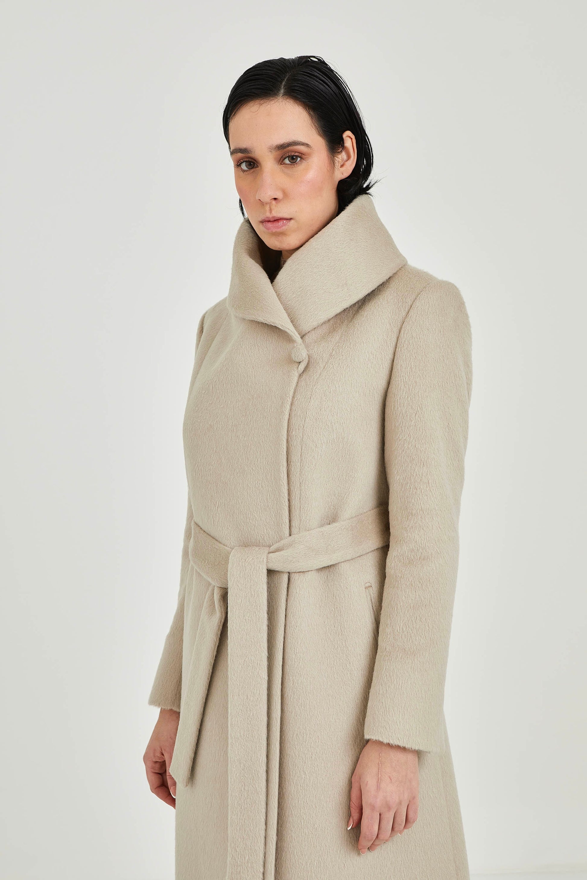 Suri Alpaca Coat | Lucia