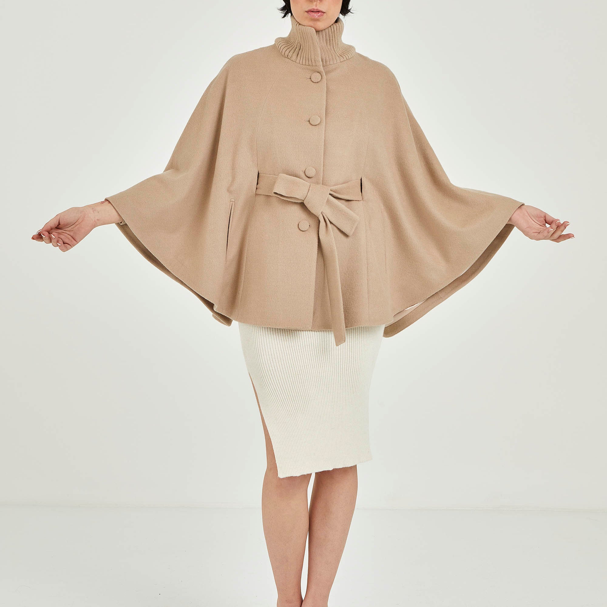 Baby Alpaca Cape | Amaya