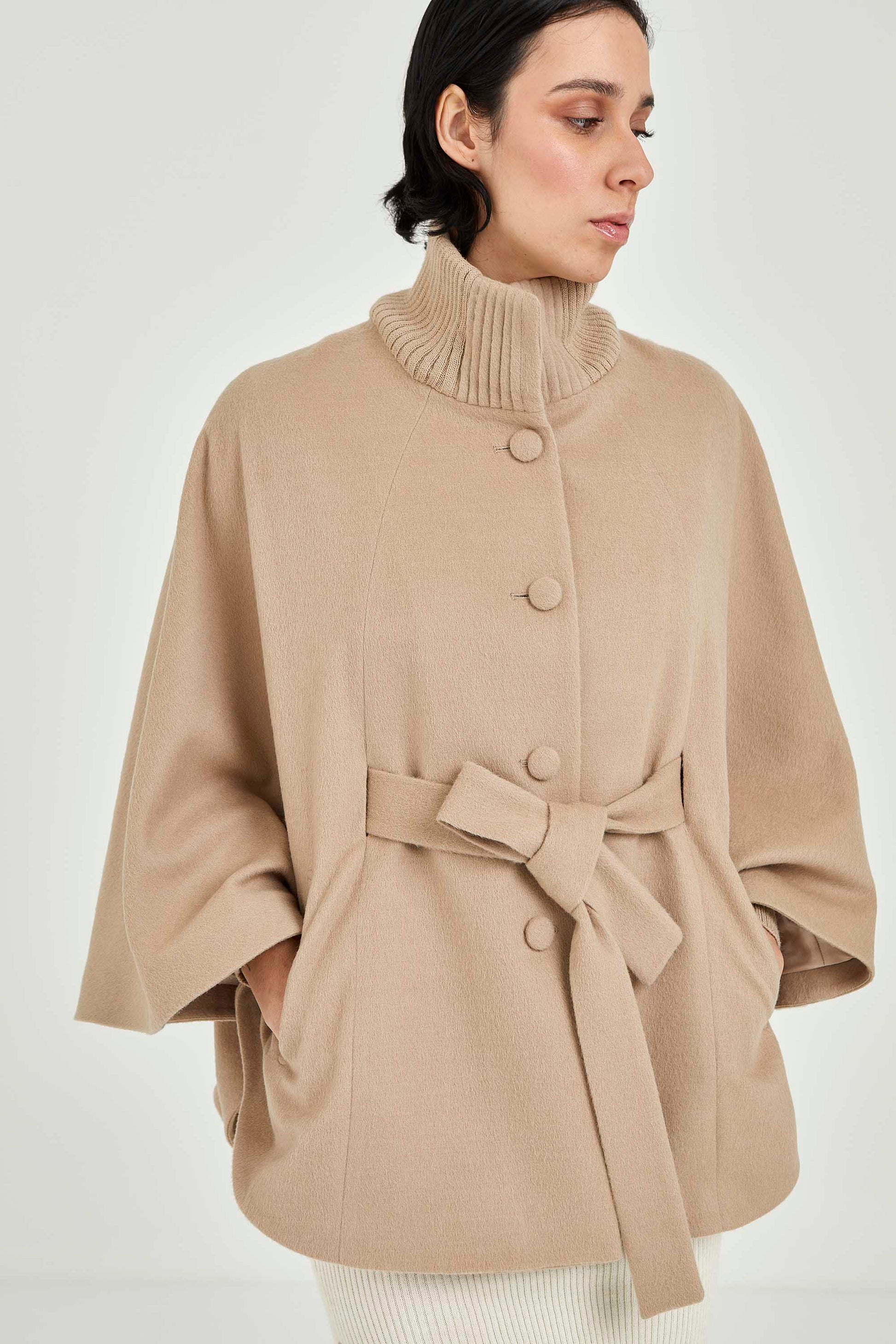 Baby Alpaca Cape | Amaya