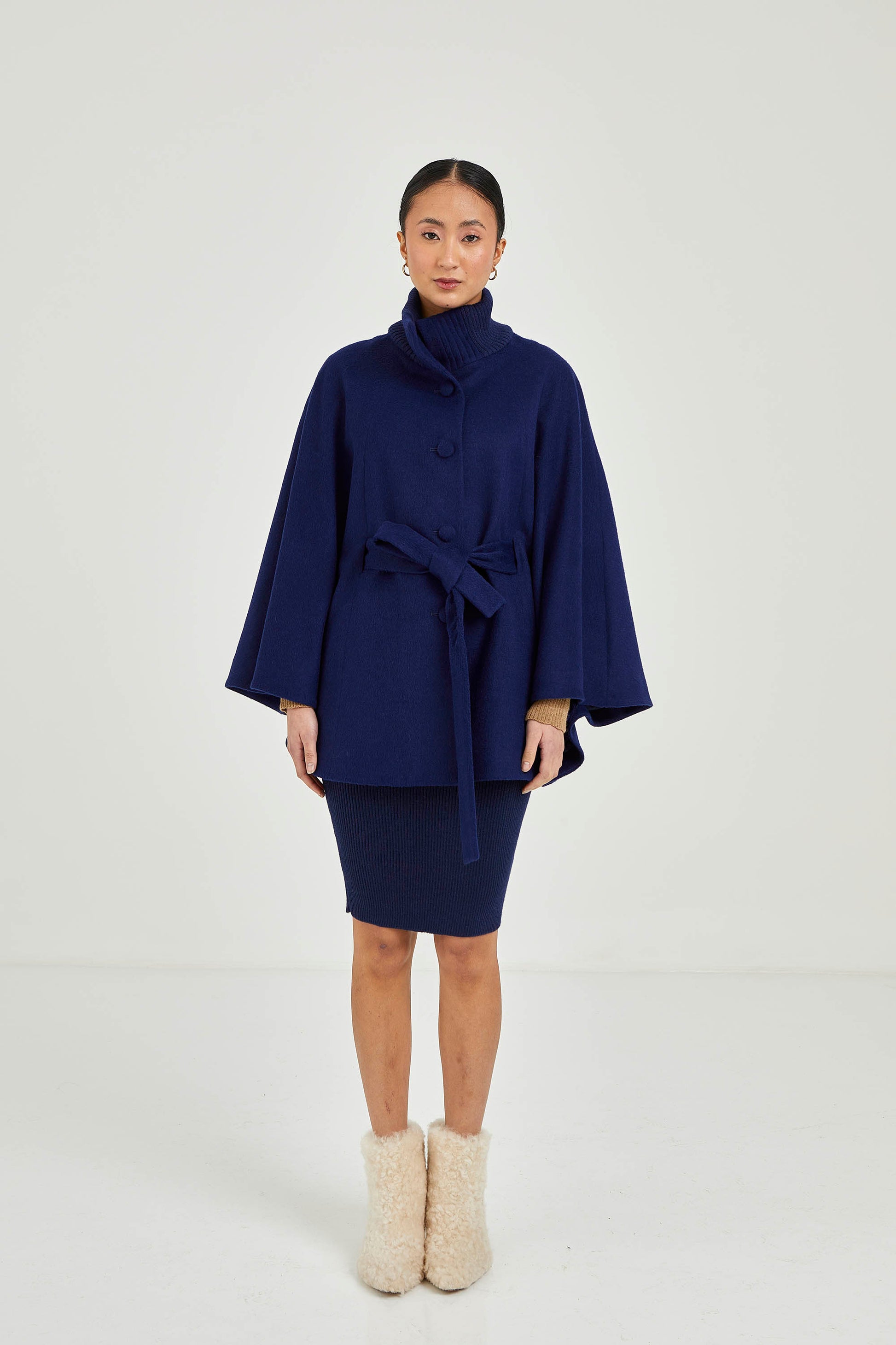 Baby Alpaca Cape | Amaya