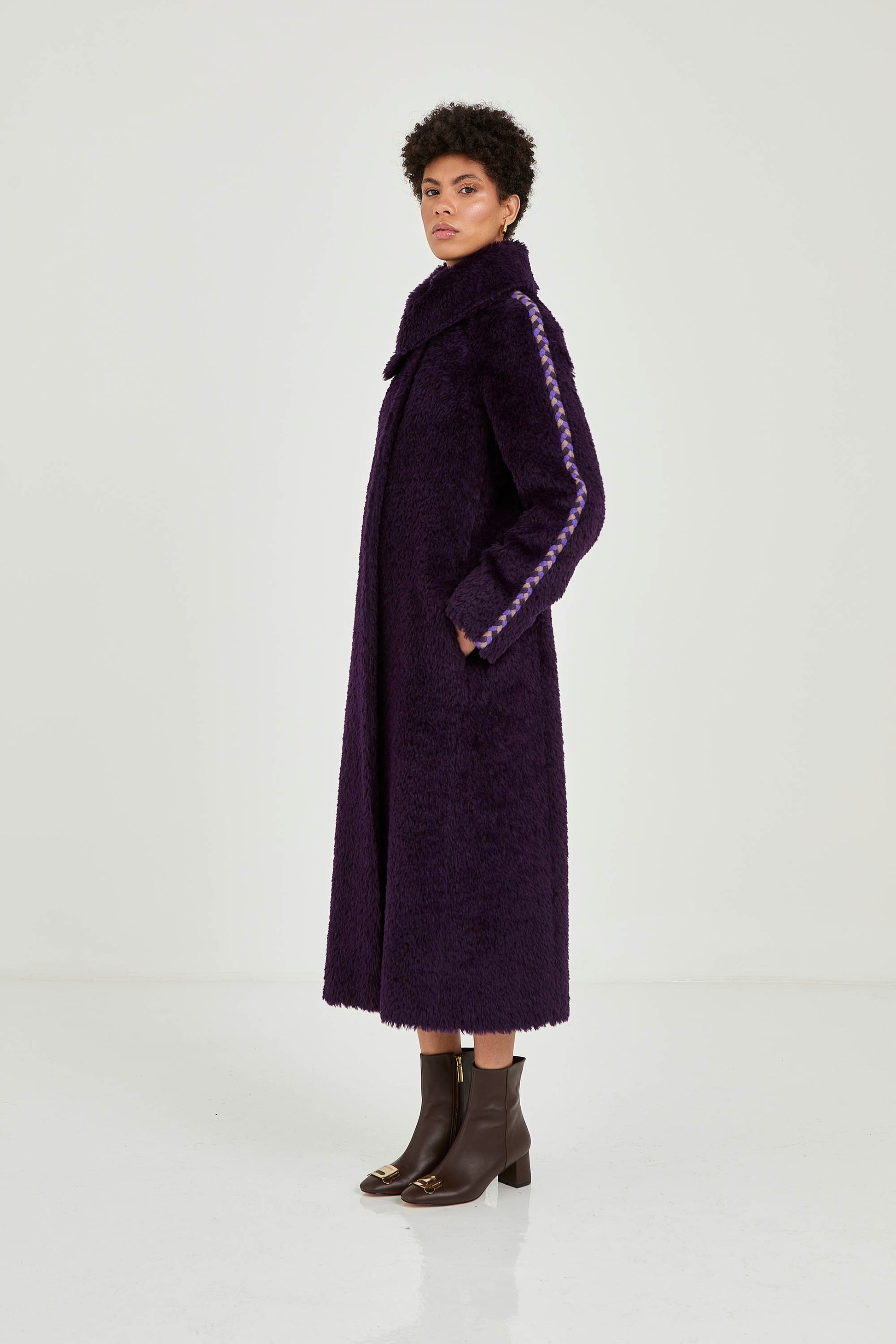 Suri Alpaca Long Coat | One of a kind