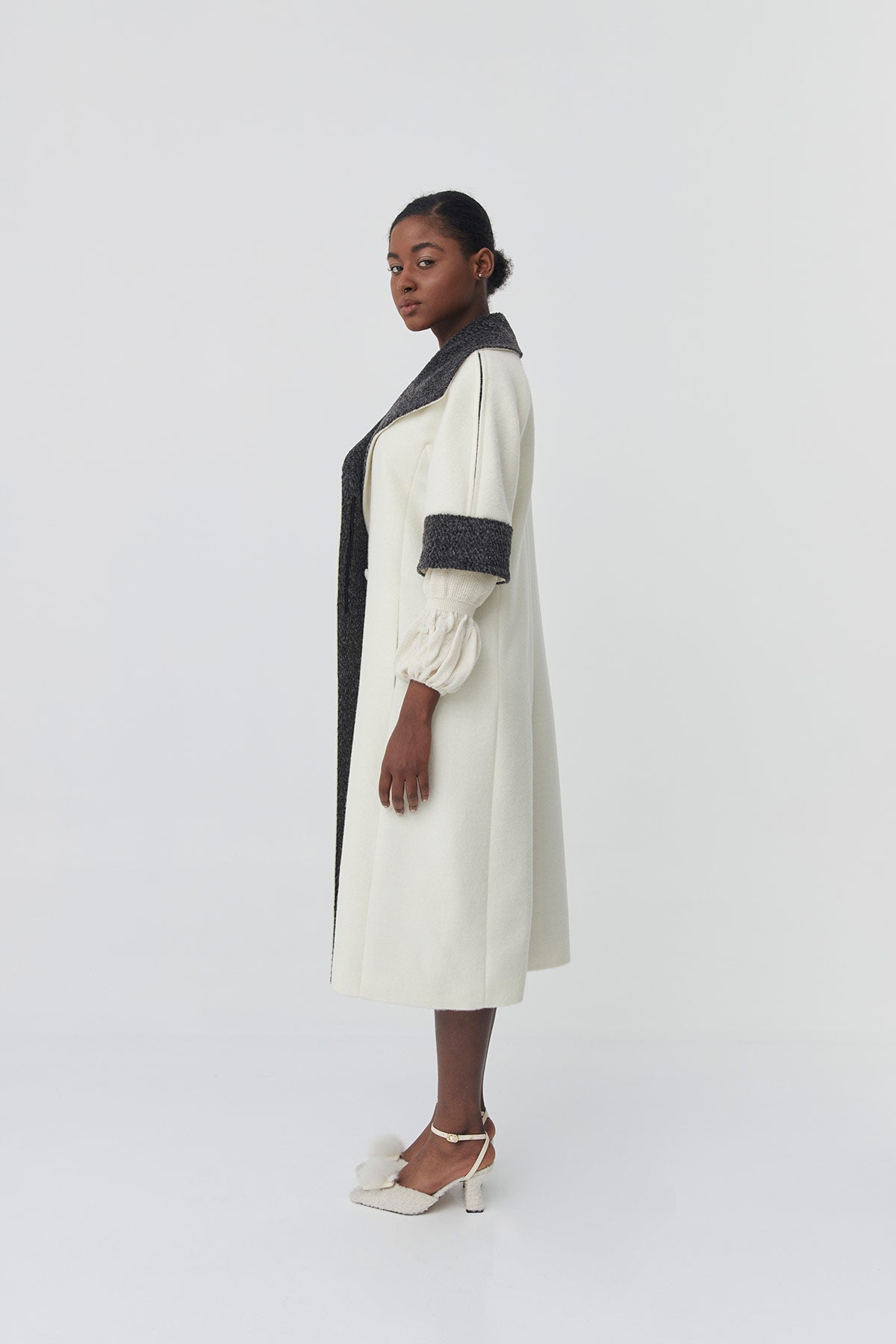 Suri Alpaca Short-Sleeve Coat | Grecia