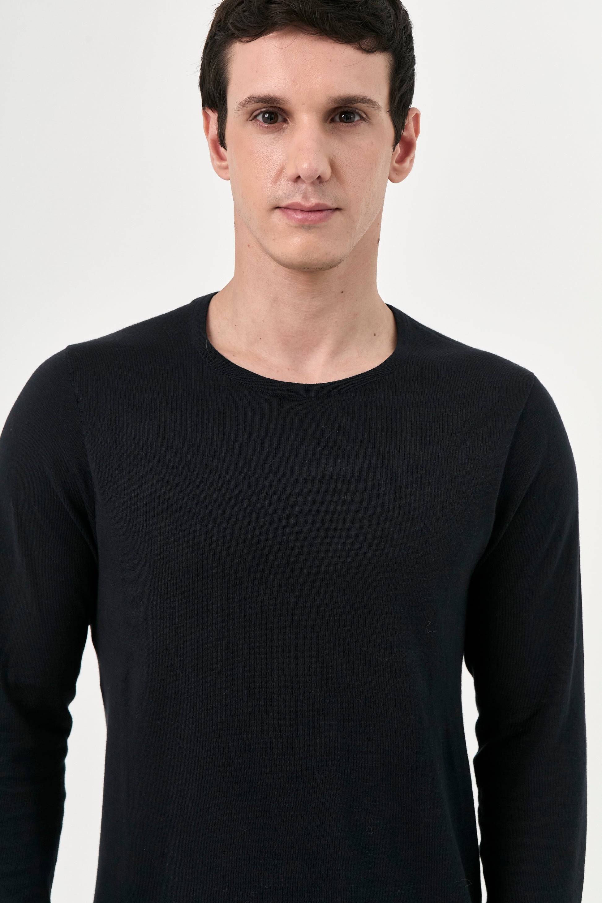 Black T-shirt Knitted | 100% Pima Cotton