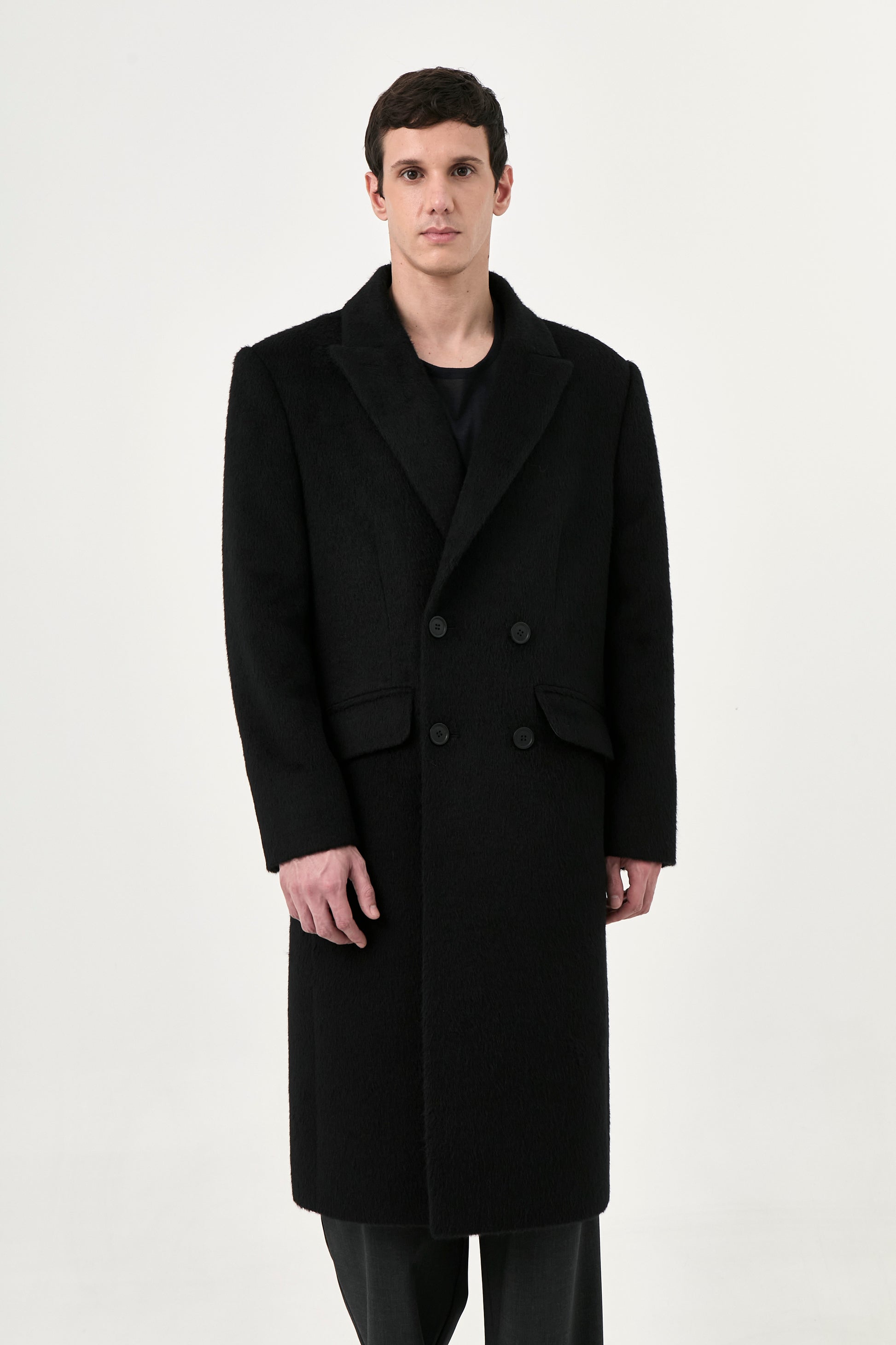 Suri Alpaca Coat | Carlos