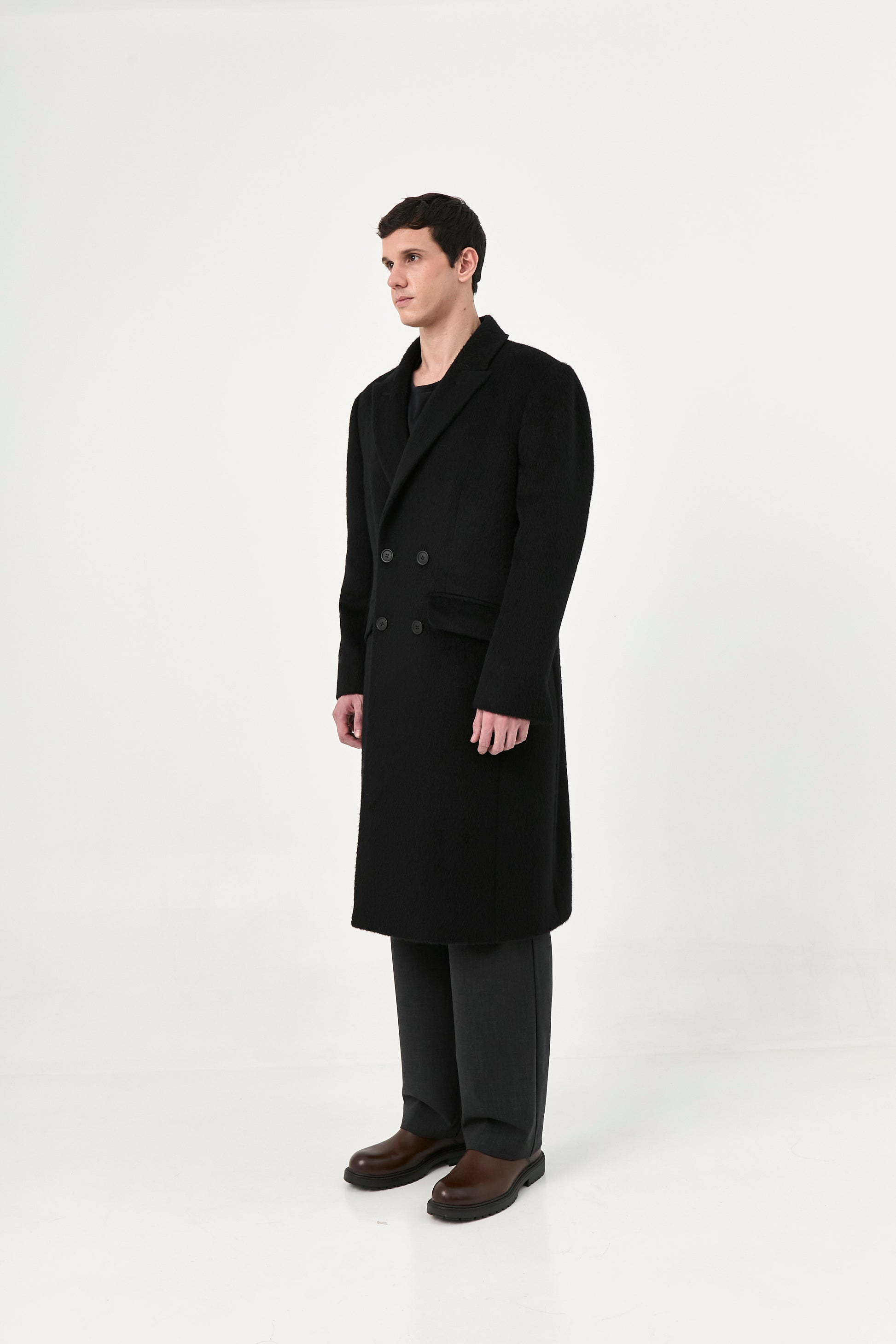 Suri Alpaca Coat | Carlos
