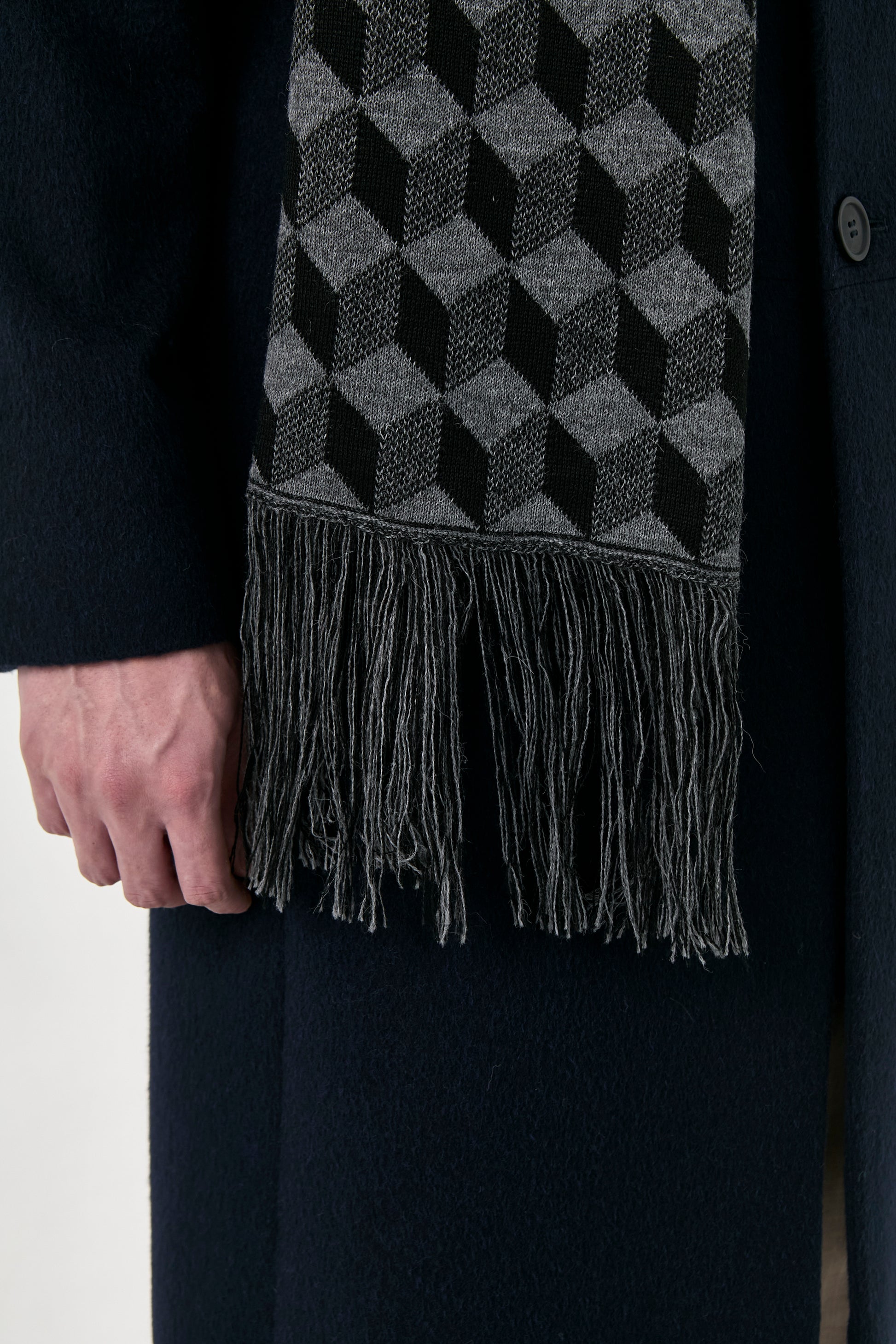 Cuboid Baby Alpaca Scarf