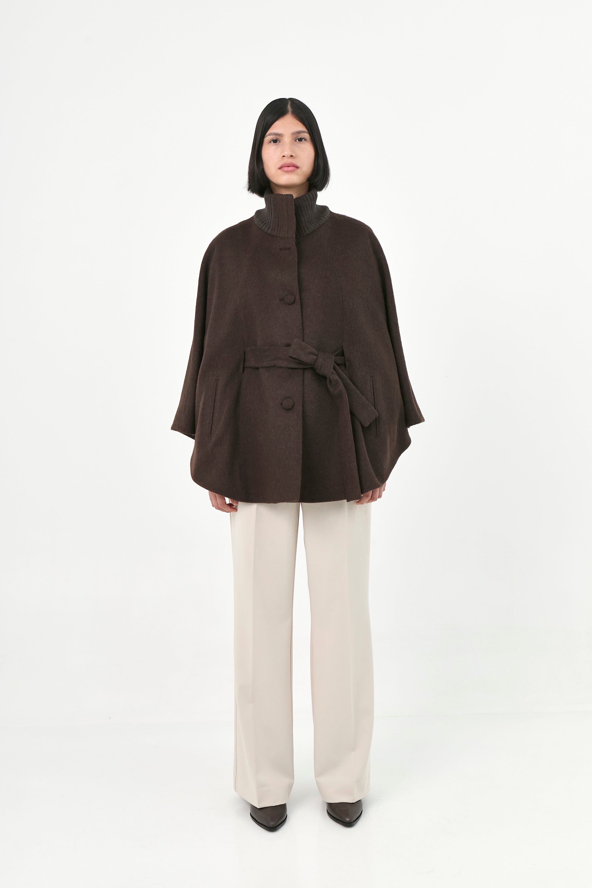 Baby Alpaca Cape Amaya | Seasonal Tones
