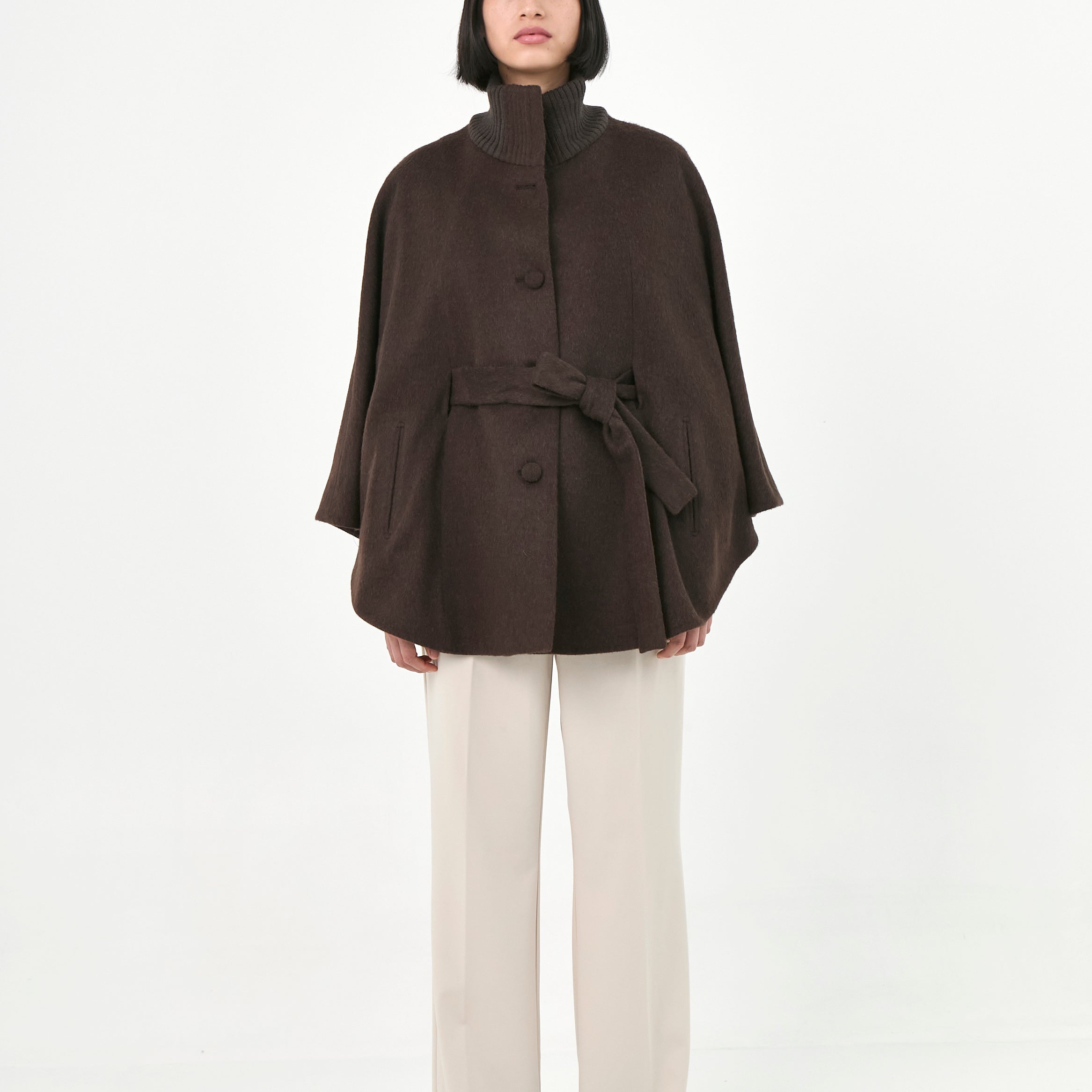 Baby Alpaca Cape Amaya | Seasonal Tones