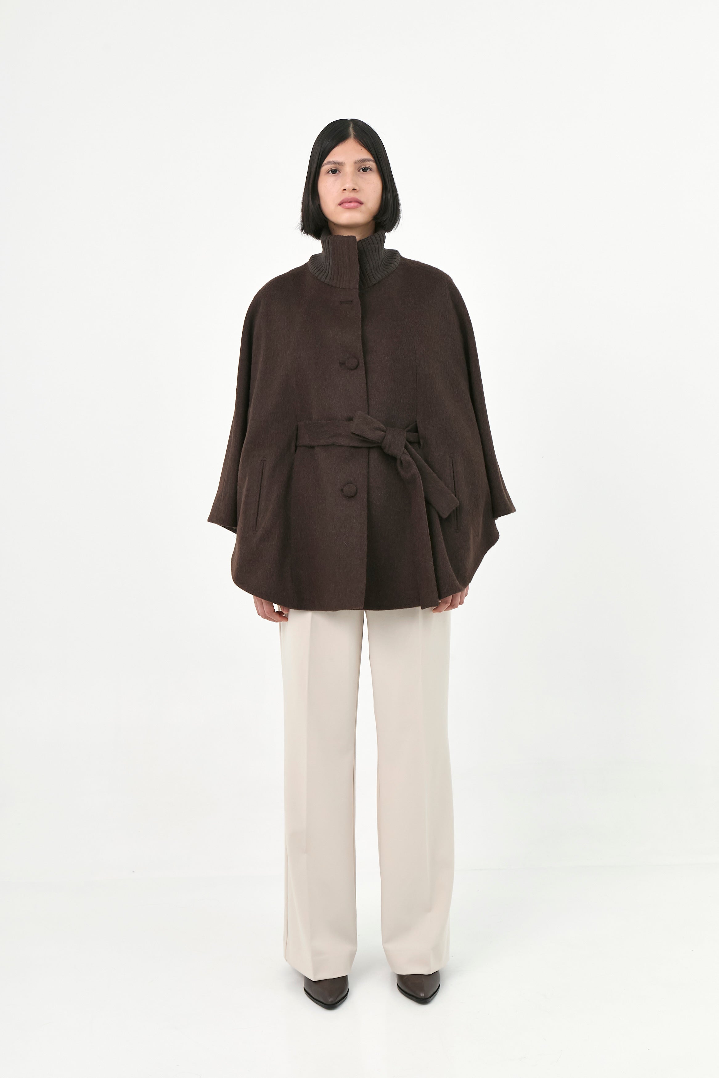 Baby Alpaca Cape Amaya | Seasonal Tones