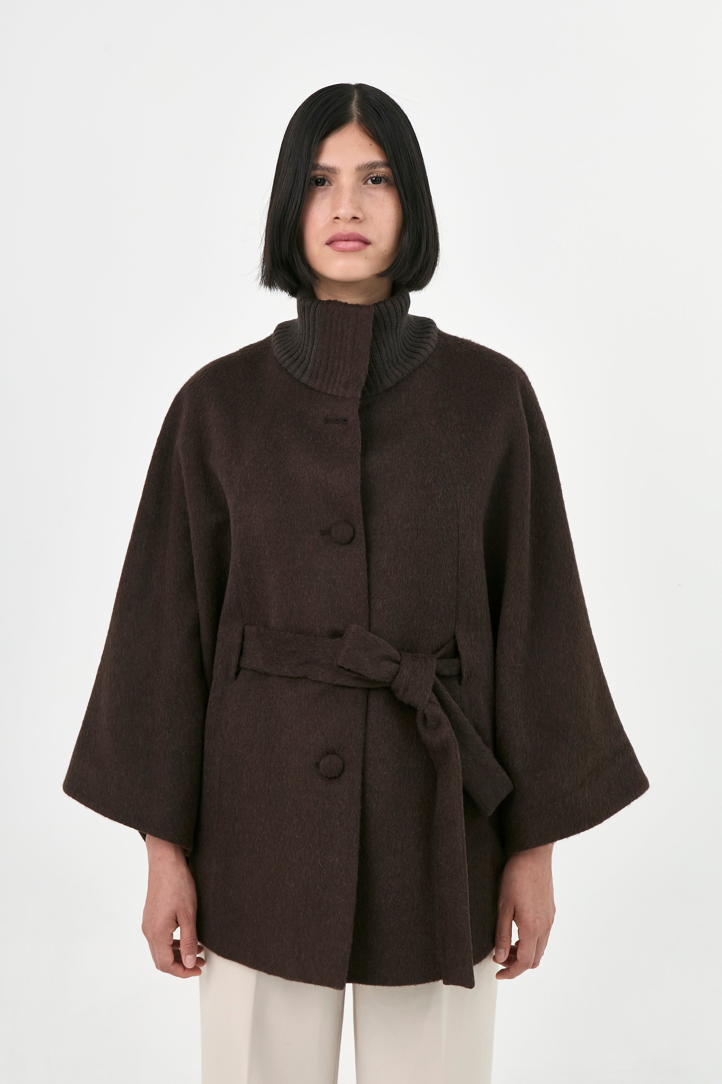 Baby Alpaca Cape Amaya | Seasonal Tones