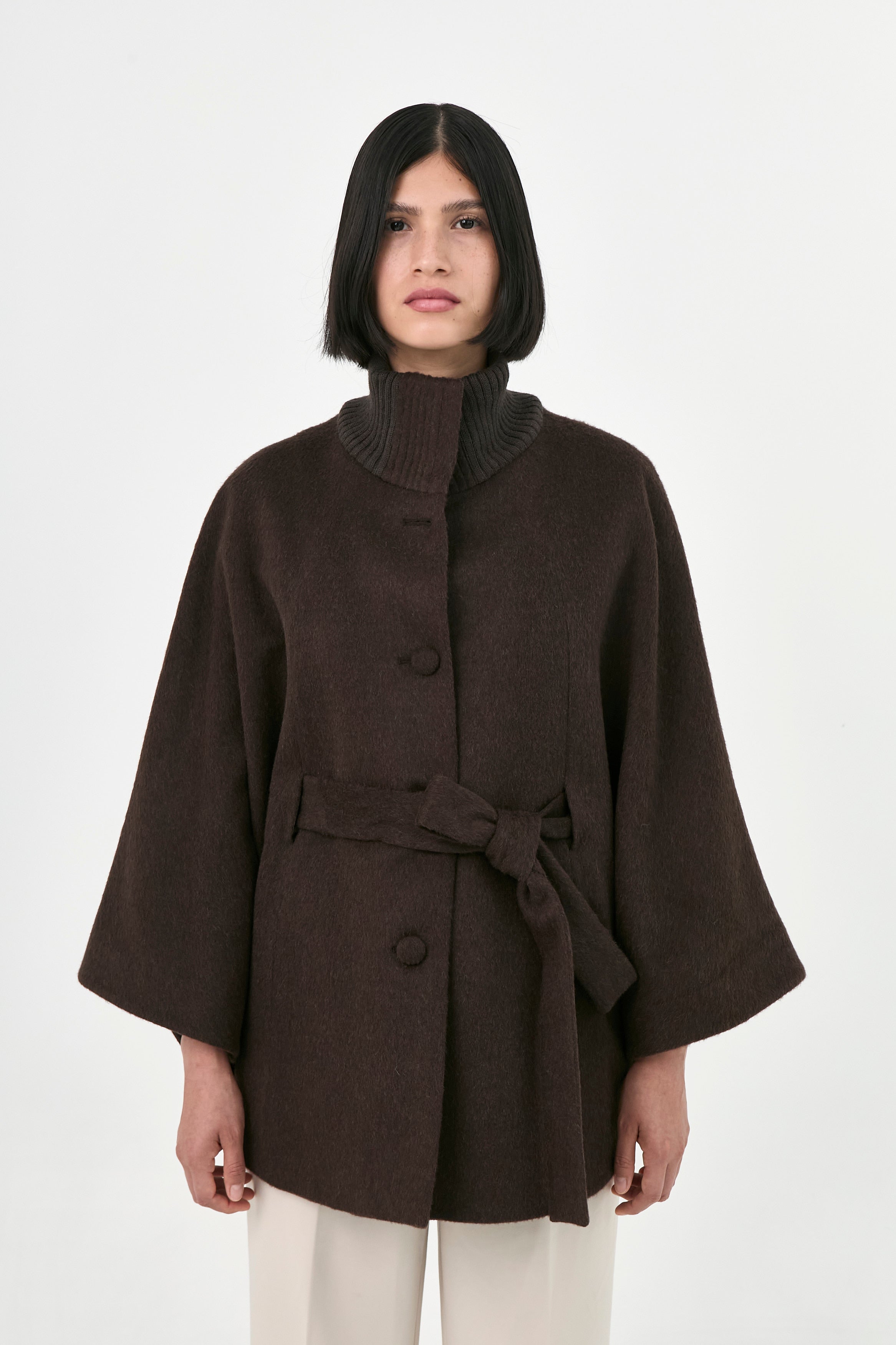 Baby Alpaca Cape Amaya | Seasonal Tones