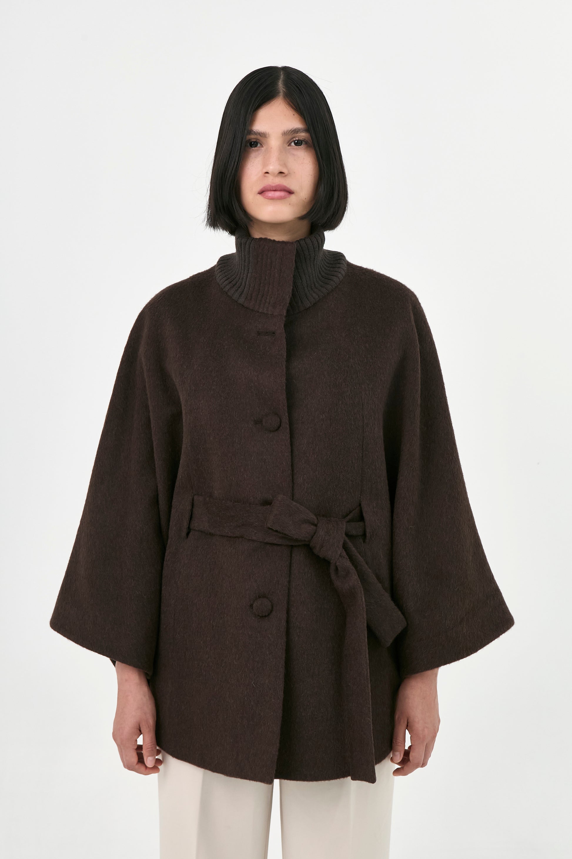 Baby Alpaca Cape Amaya | Seasonal Tones