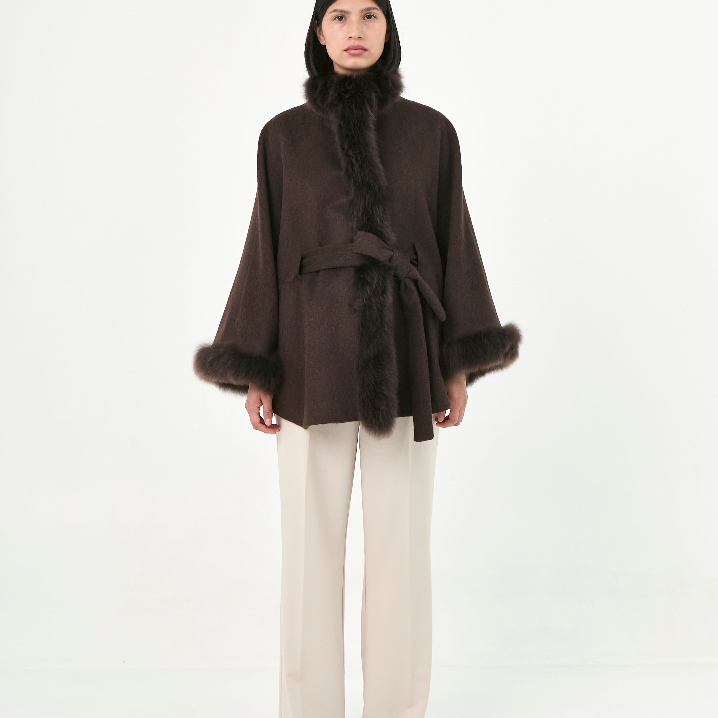 Baby Alpaca Cape Soleil | Seasonal Tones