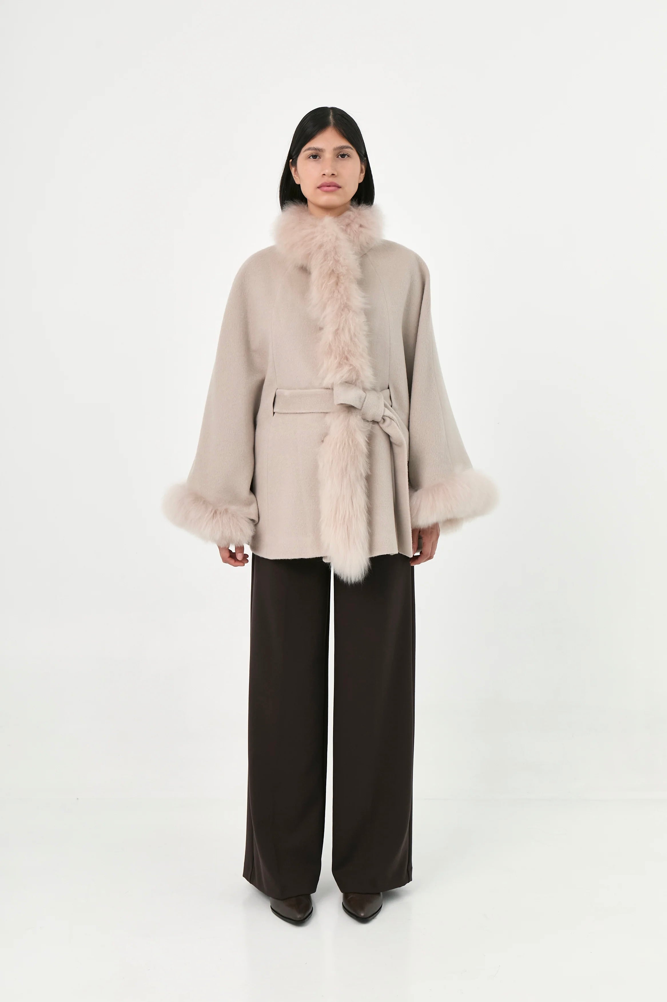 Baby Alpaca Cape Soleil | Classic Tones