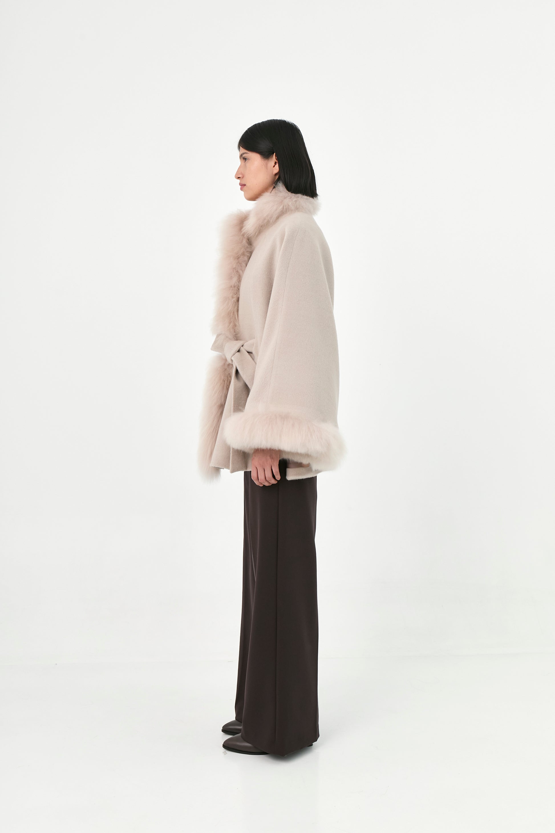 Baby Alpaca Cape Soleil | Classic Tones