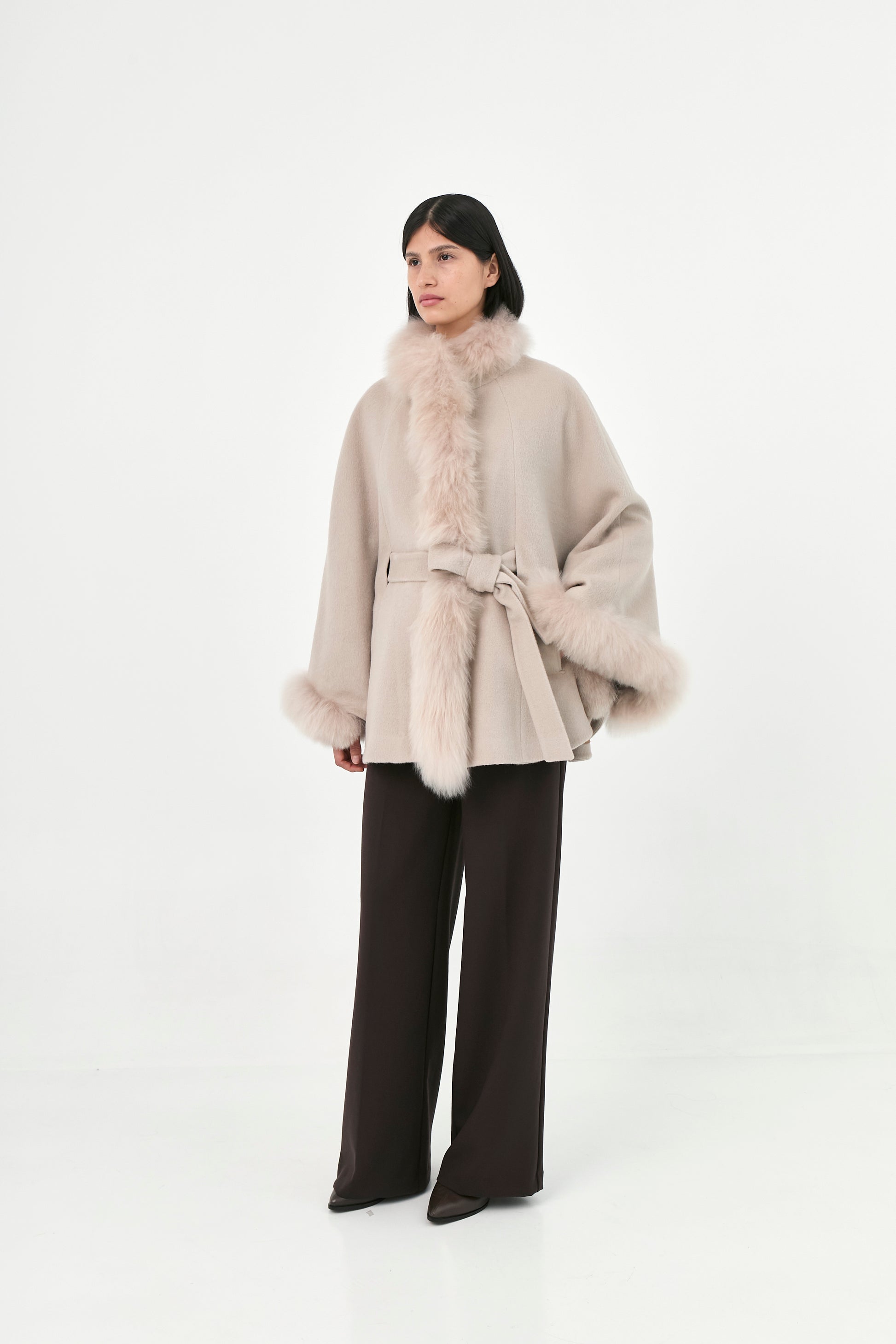Baby Alpaca Cape Soleil | Classic Tones