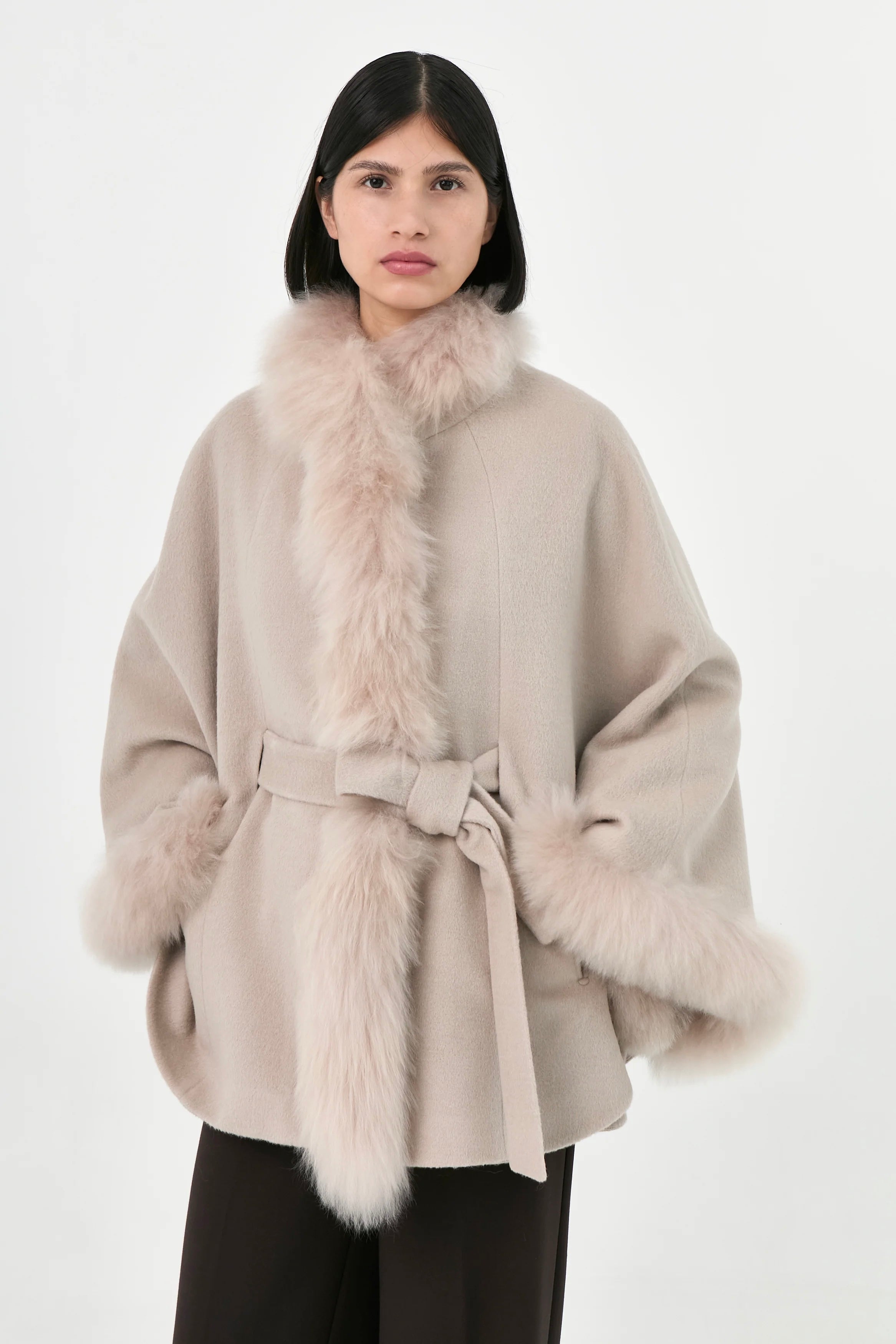 Baby Alpaca Cape Soleil | Classic Tones