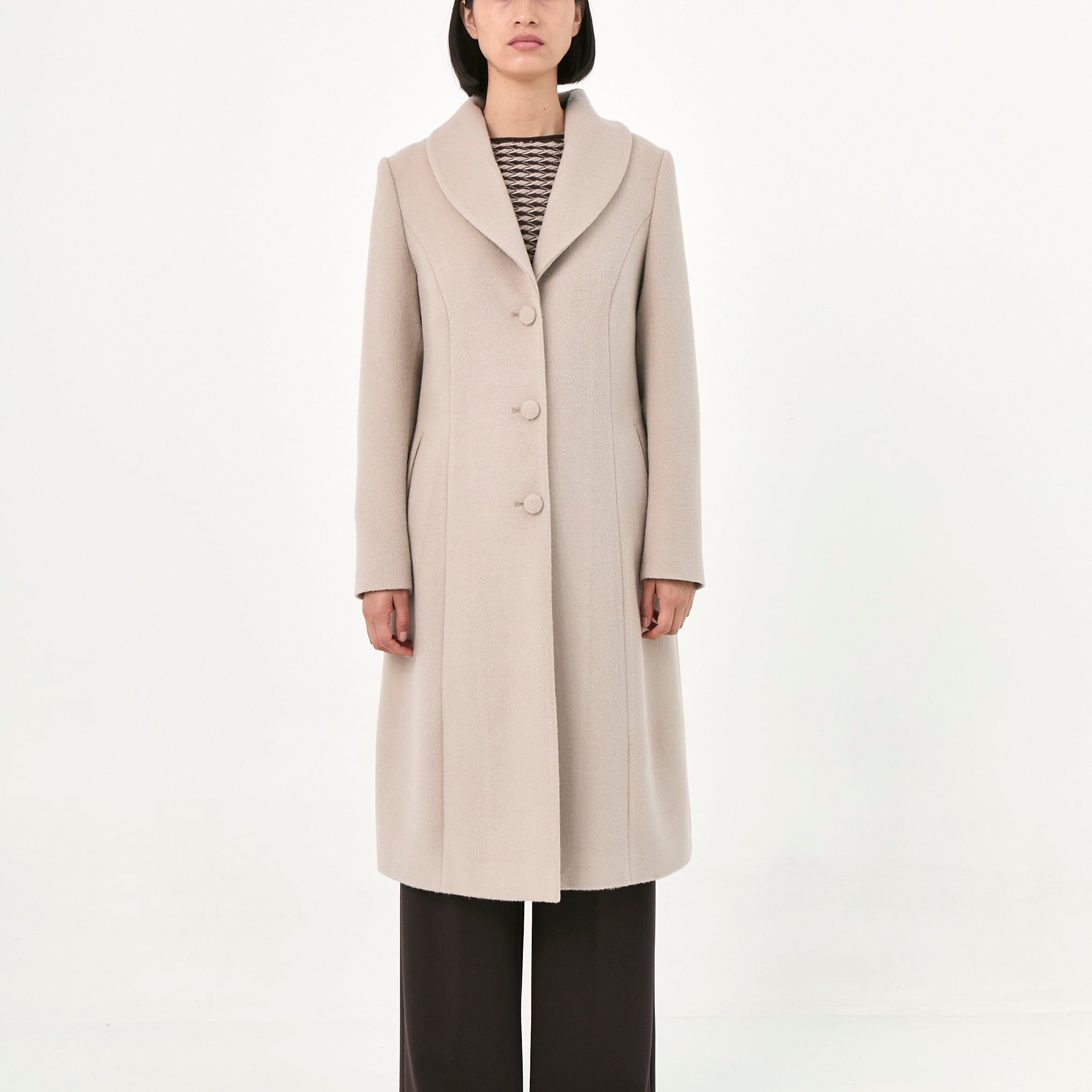 Baby Alpaca Coat | Rosa