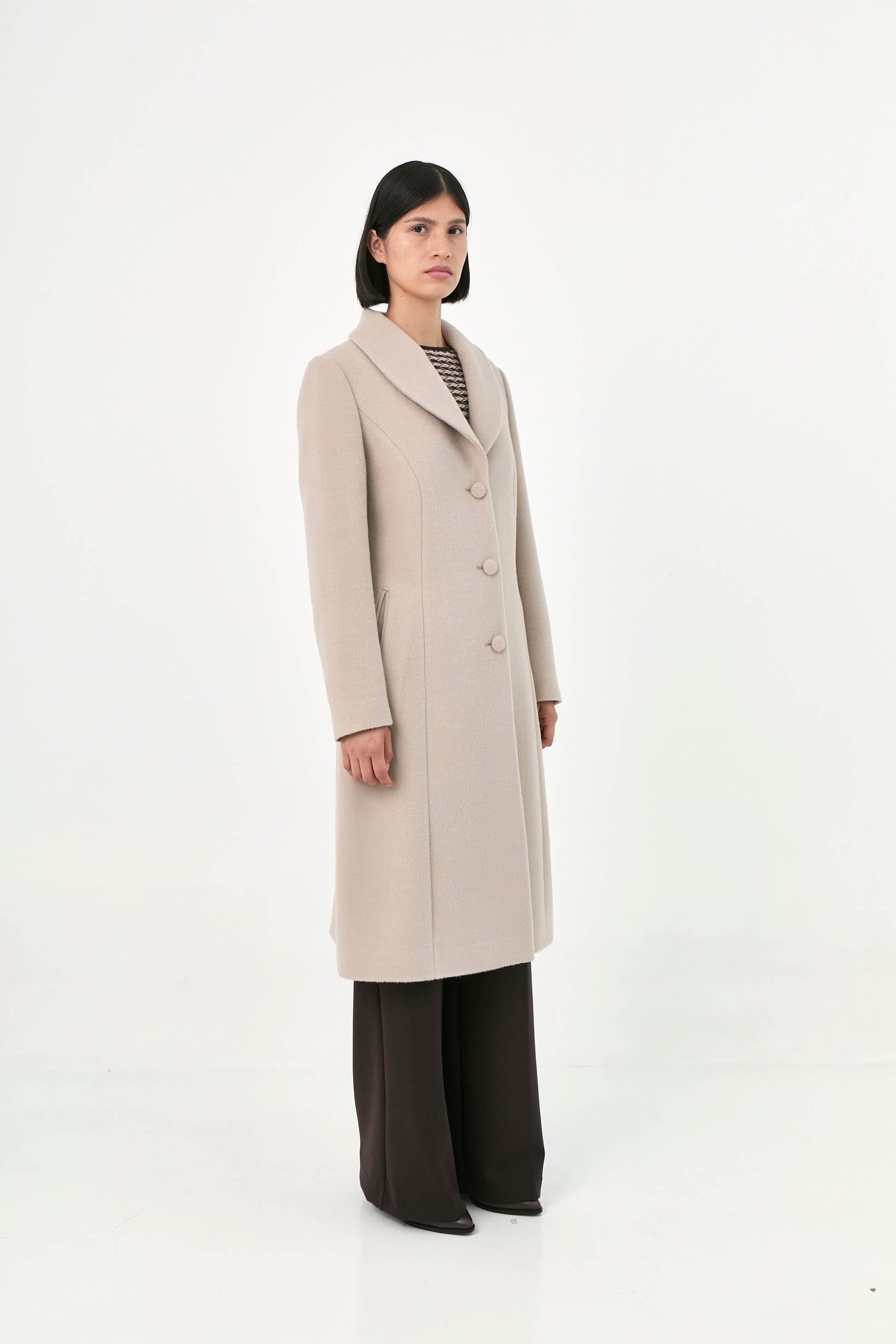 Baby Alpaca Coat | Rosa