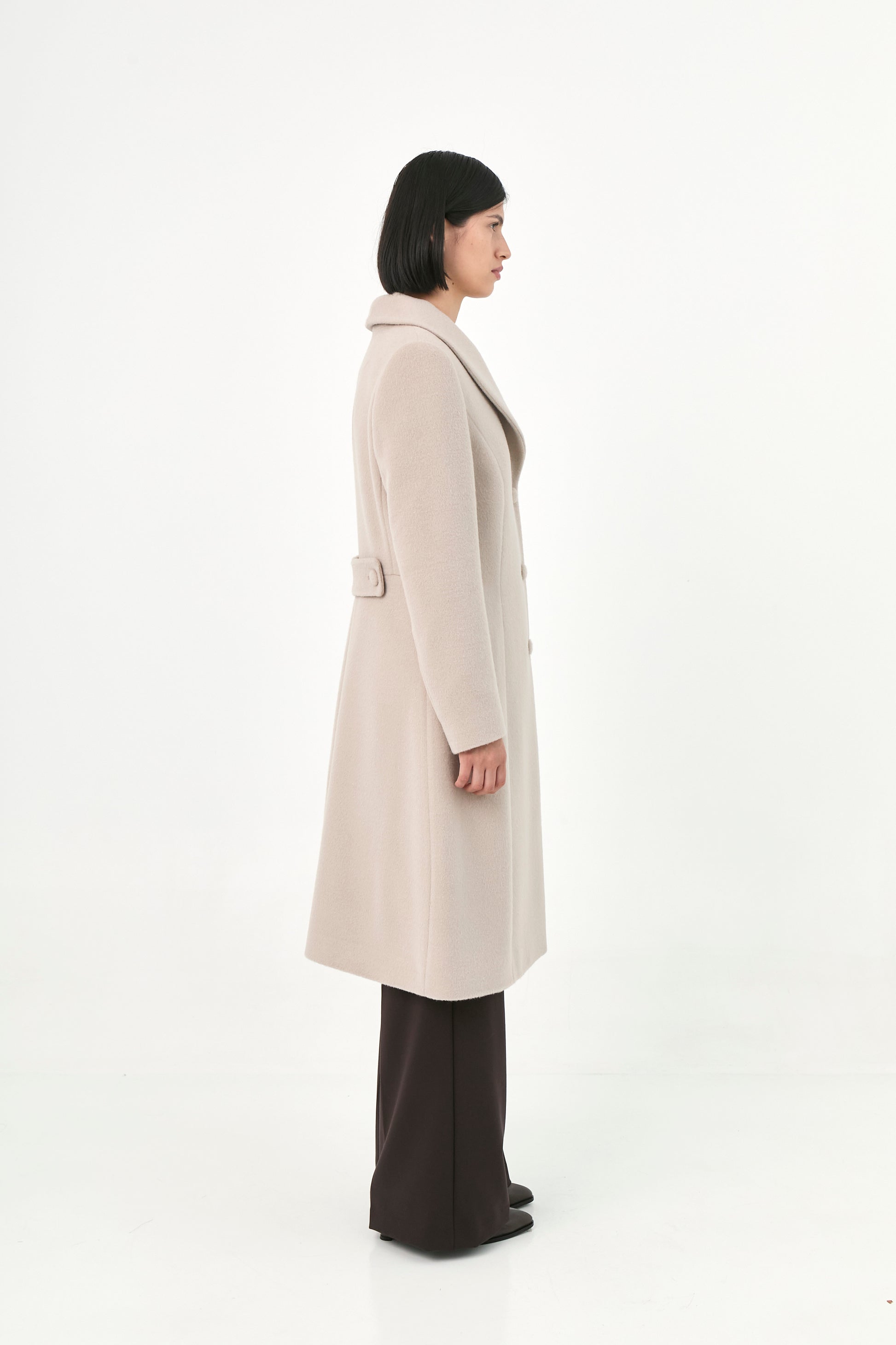 Baby Alpaca Coat | Rosa