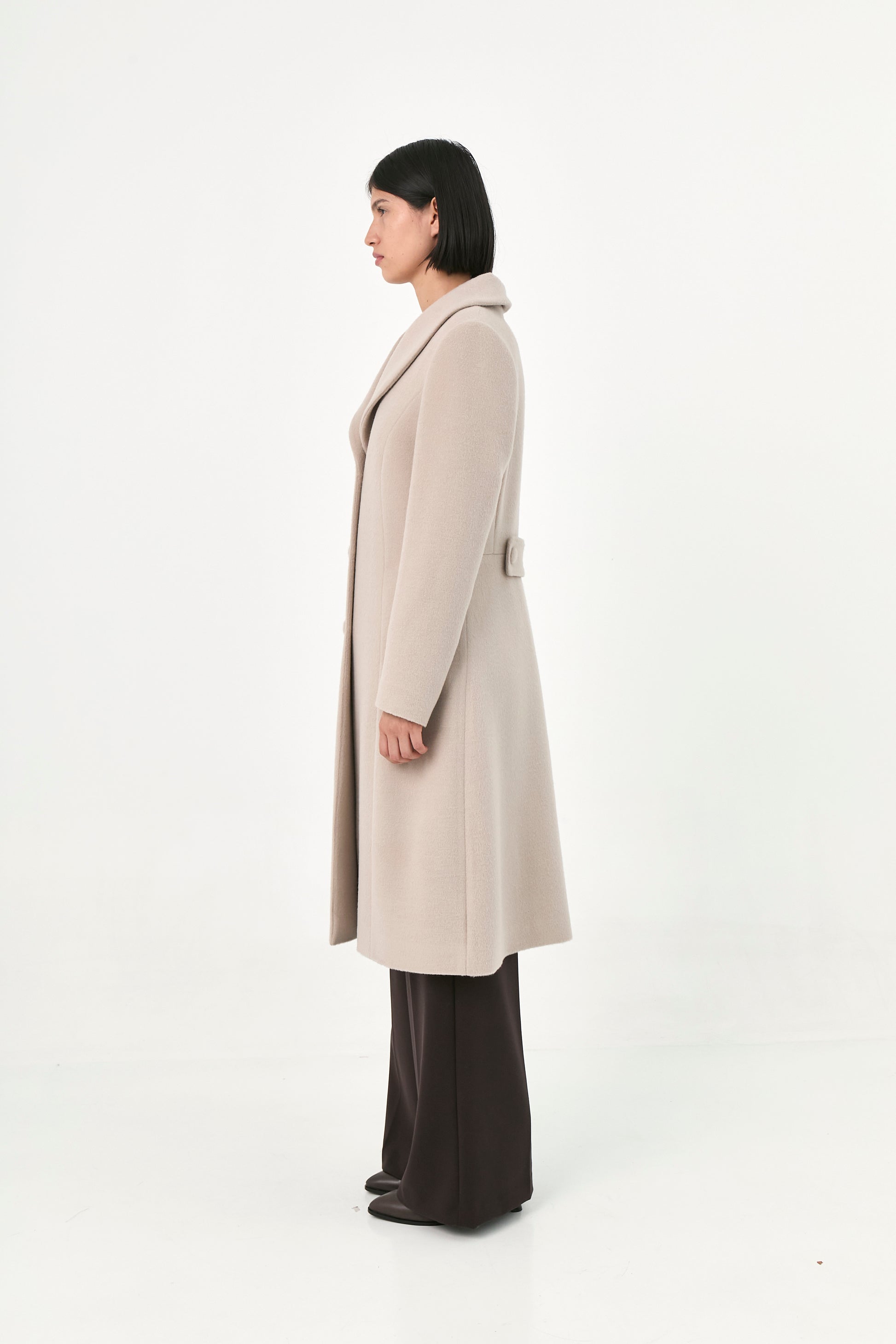 Baby Alpaca Coat | Rosa