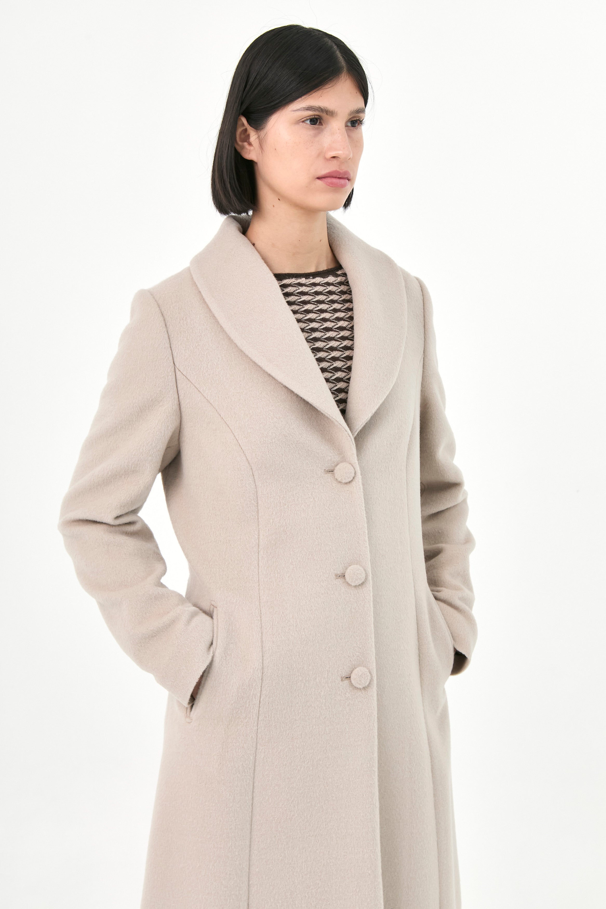 Baby Alpaca Coat | Rosa