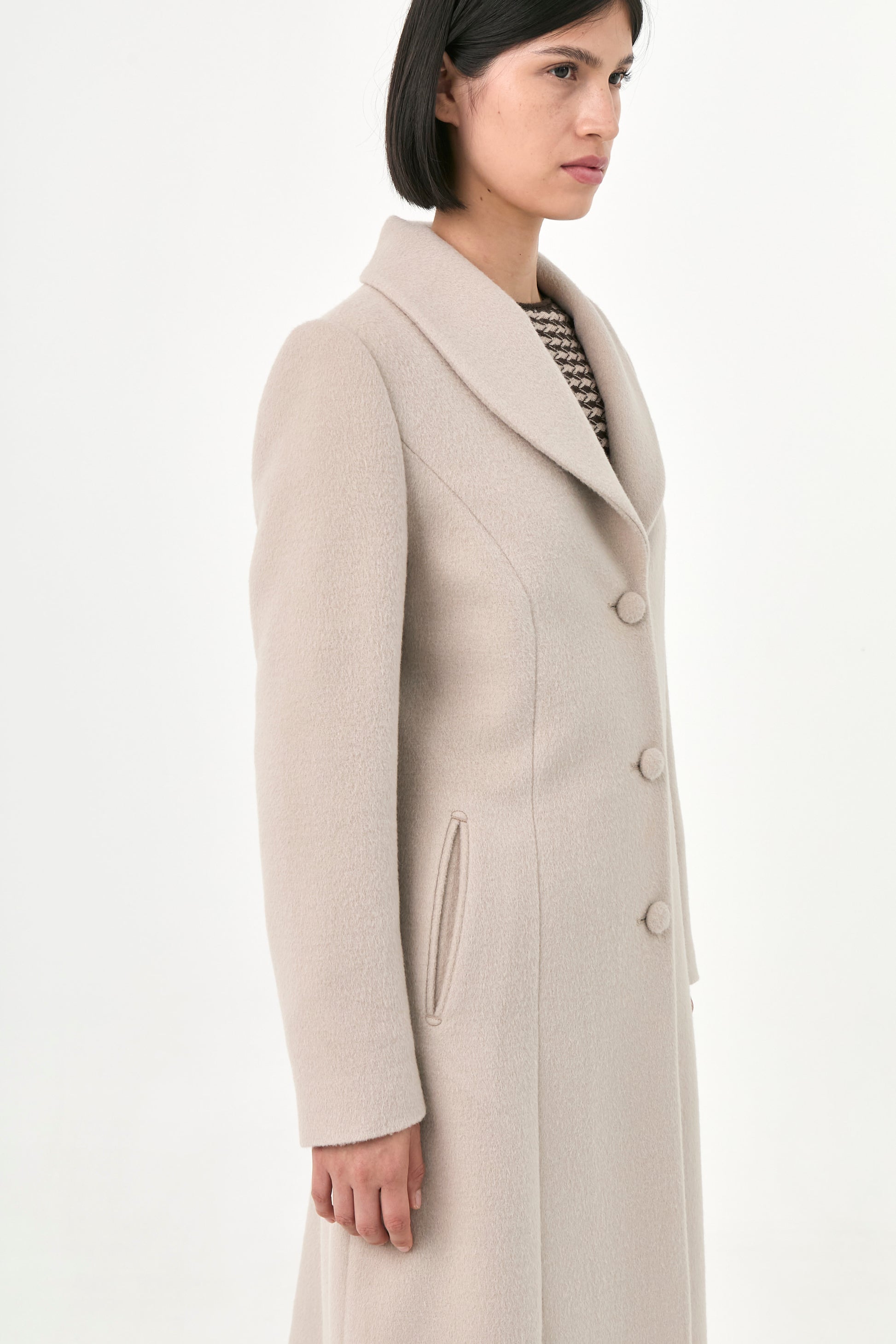 Baby Alpaca Coat | Rosa