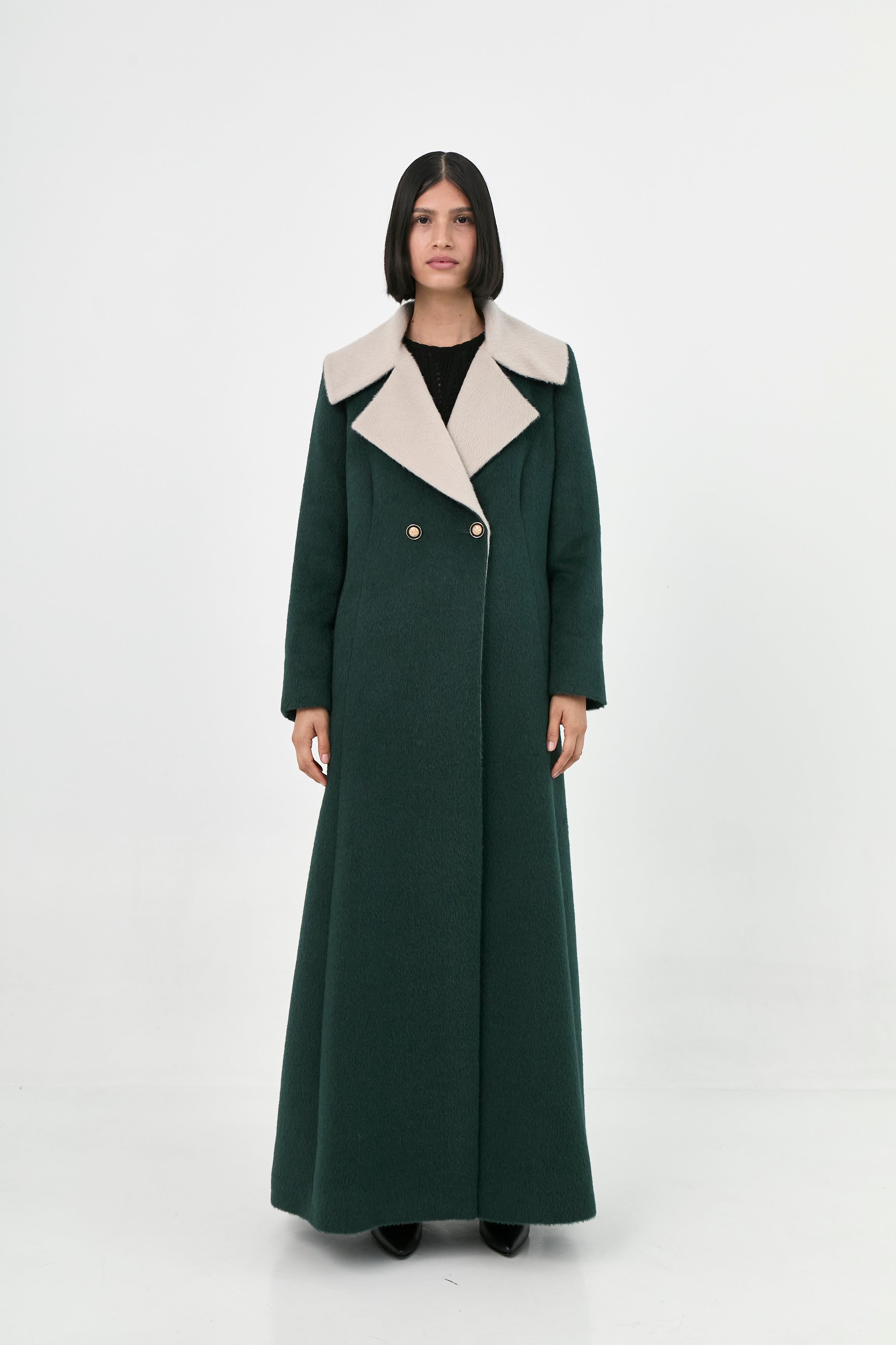 Suri Alpaca Maxi Coat | Diana