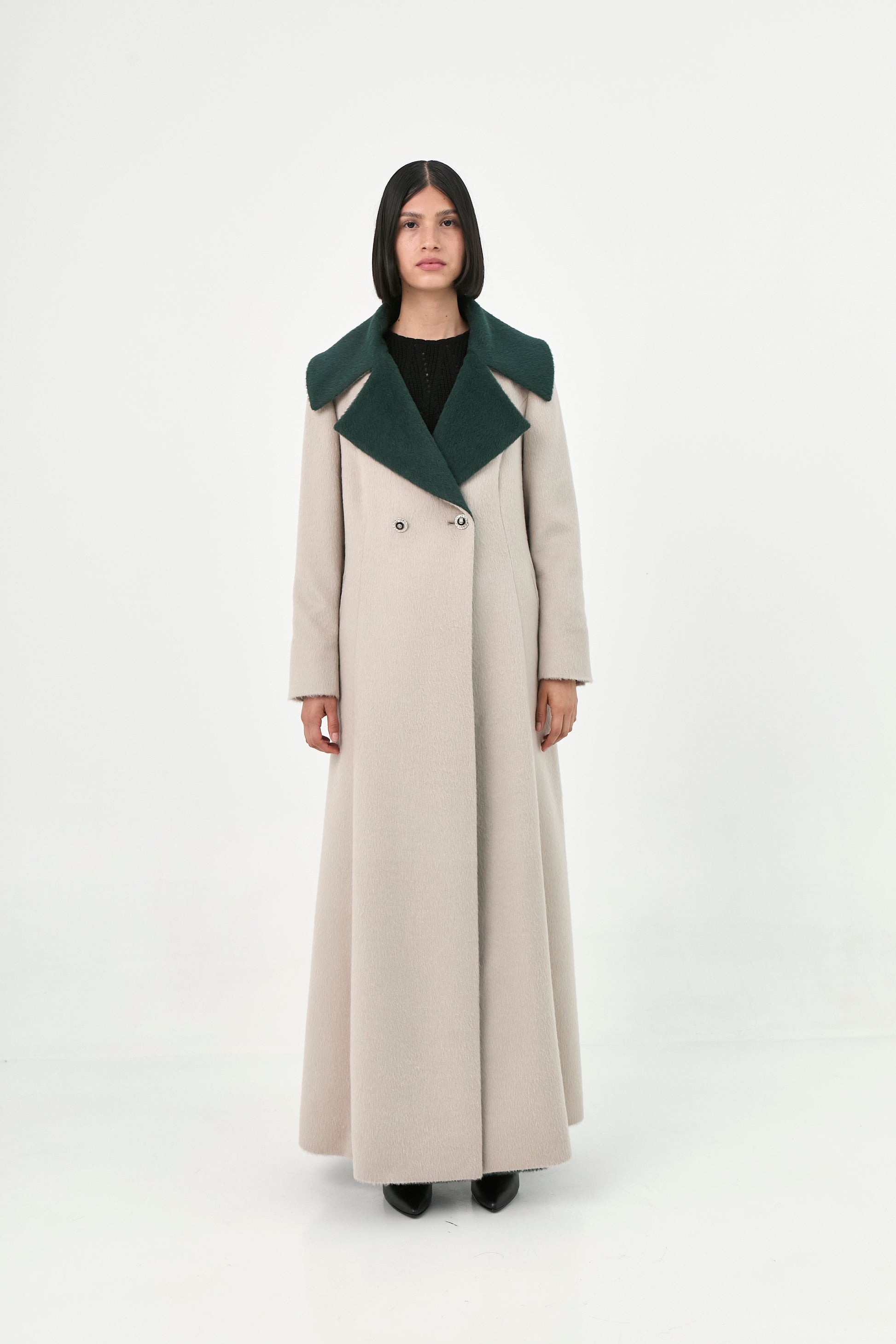 Suri Alpaca Maxi Coat | Diana