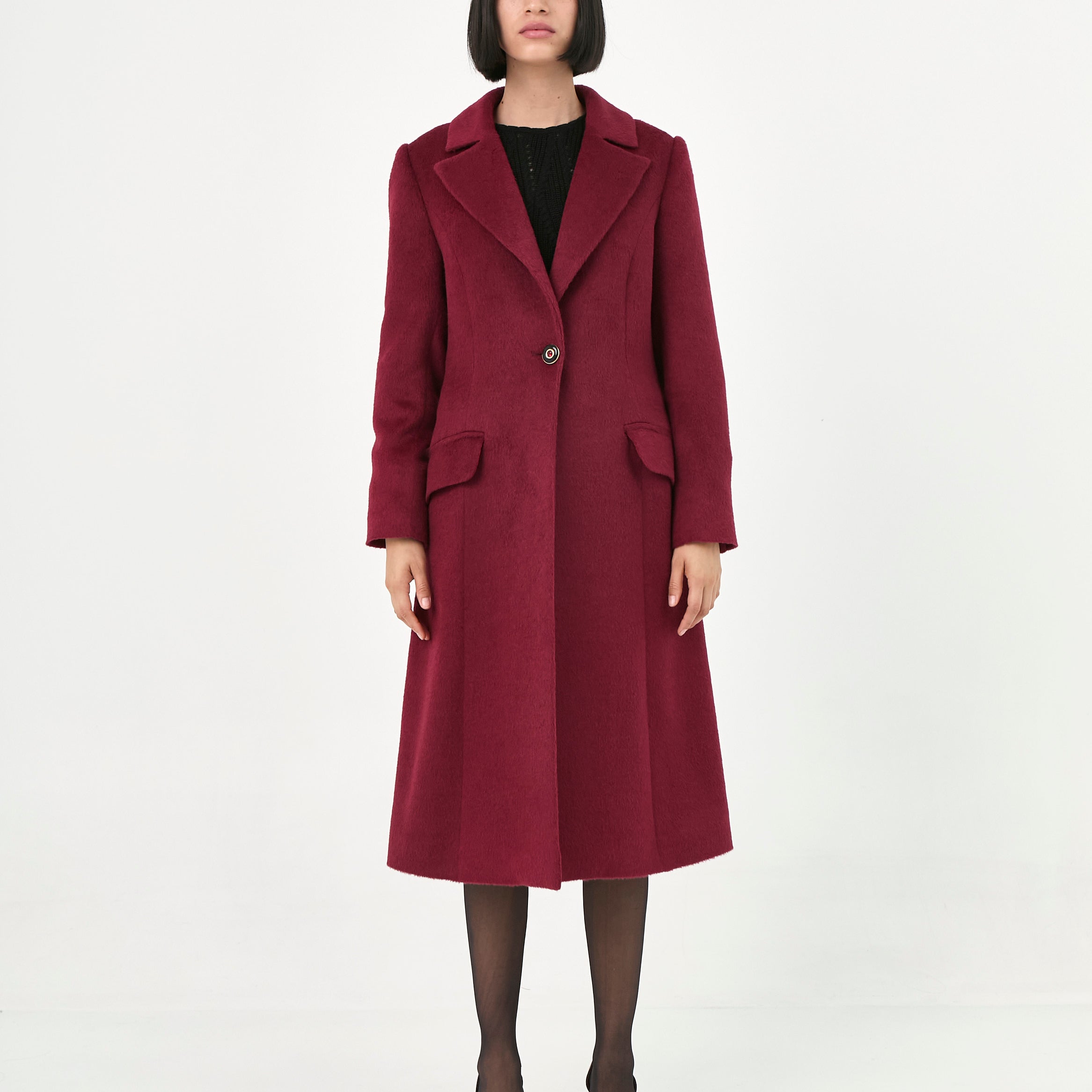 Suri Alpaca Coat | Leticia