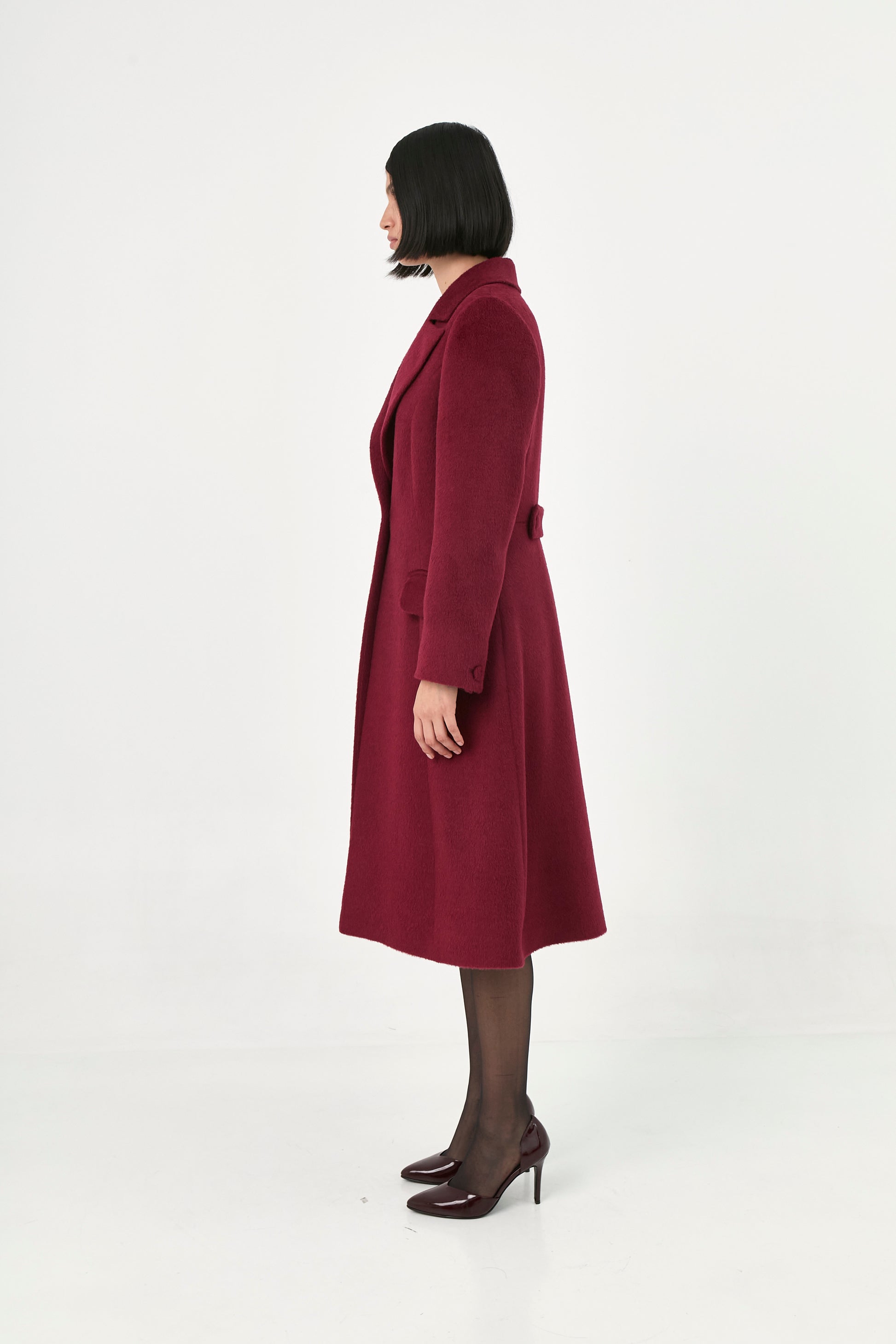Suri Alpaca Coat | Leticia
